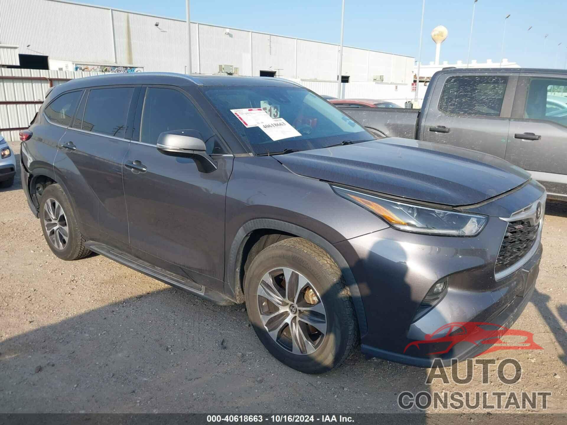 TOYOTA HIGHLANDER 2021 - 5TDGZRAH4MS523778