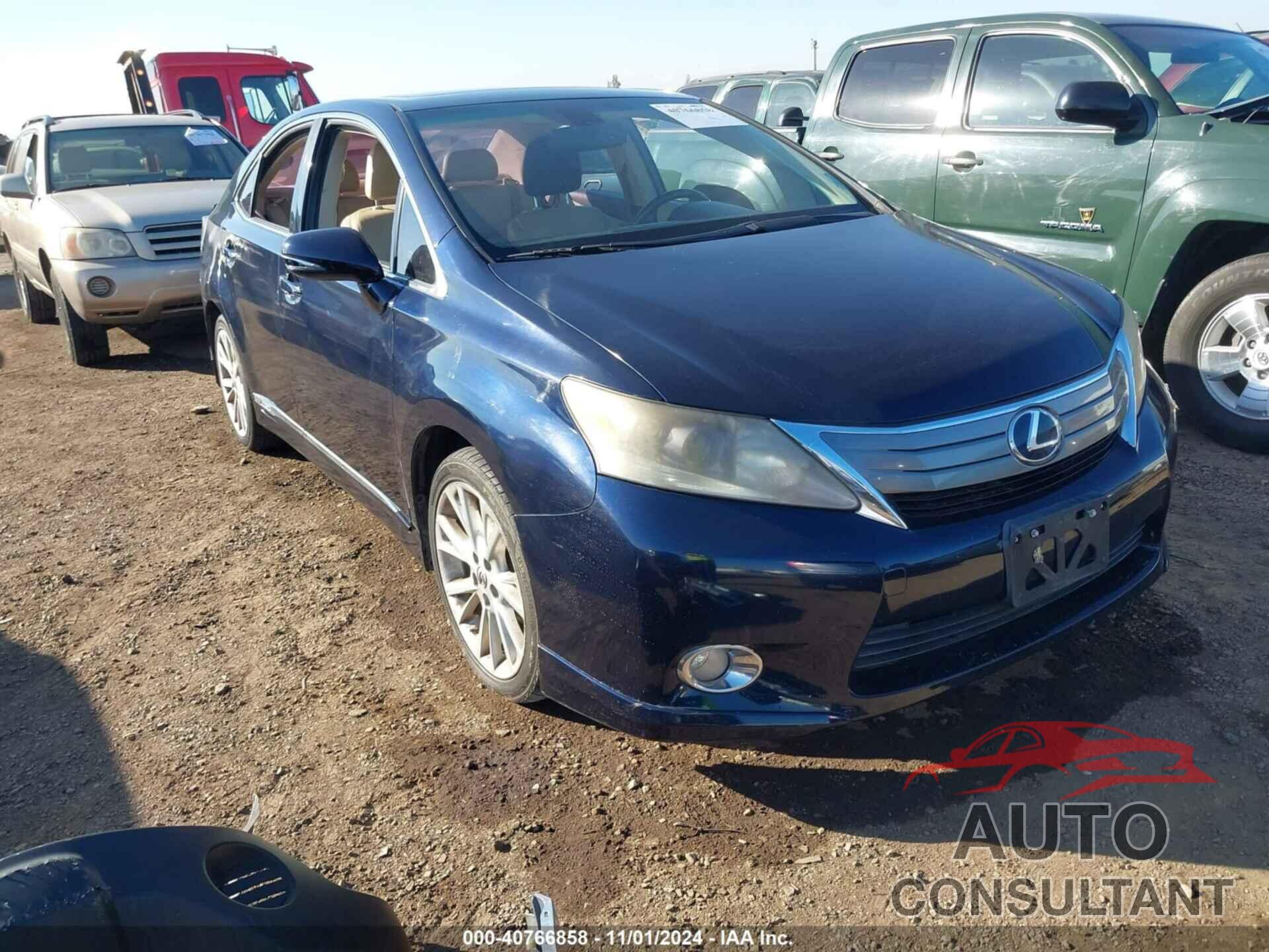 LEXUS HS 250H 2010 - JTHBB1BA9A2035509