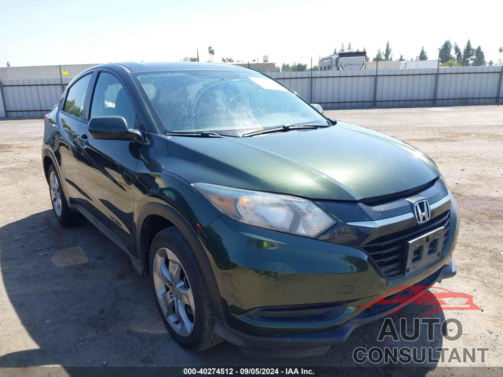 HONDA HR-V 2017 - 3CZRU5G38HM704720