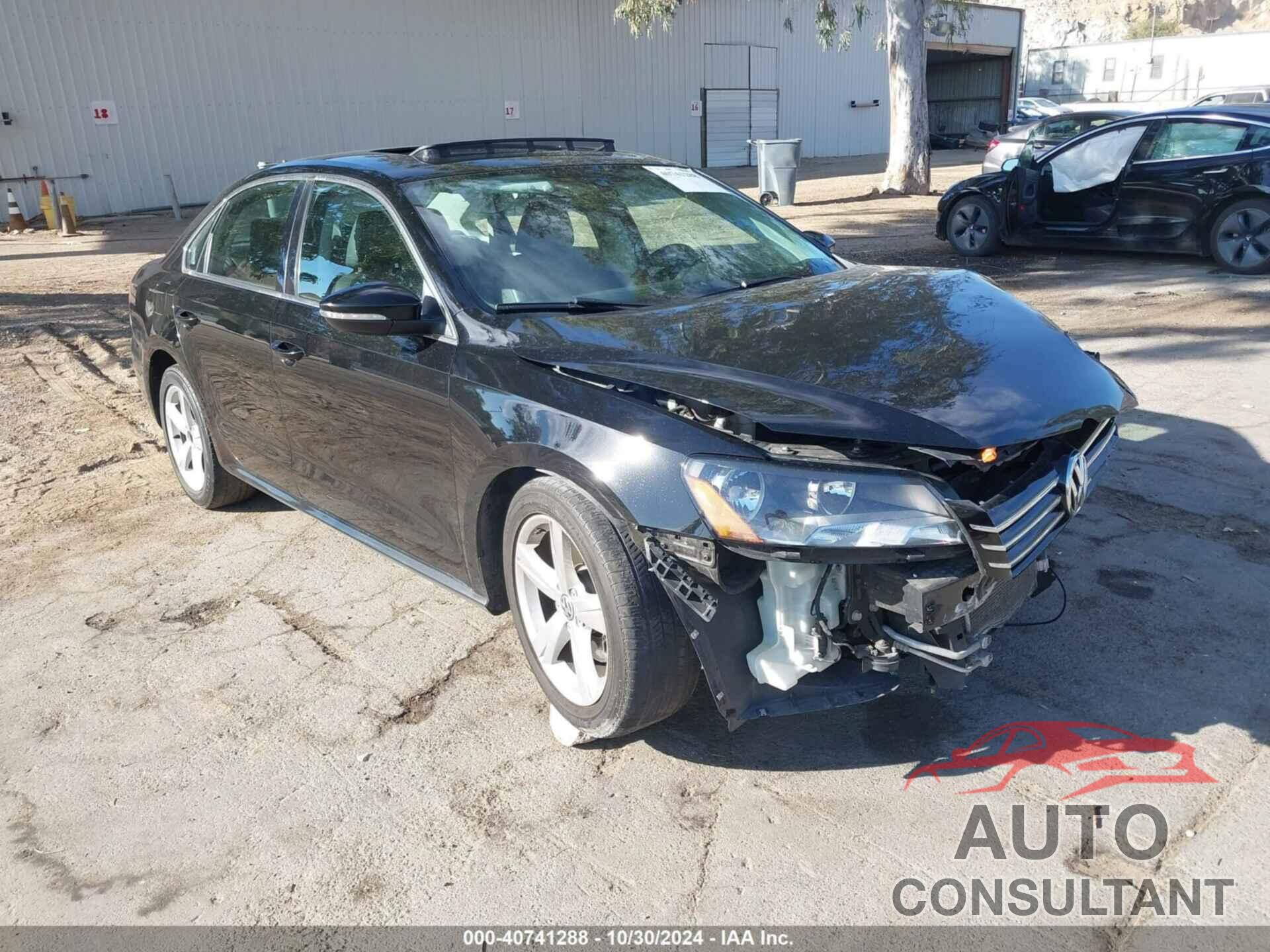 VOLKSWAGEN PASSAT 2012 - 1VWBP7A31CC069057