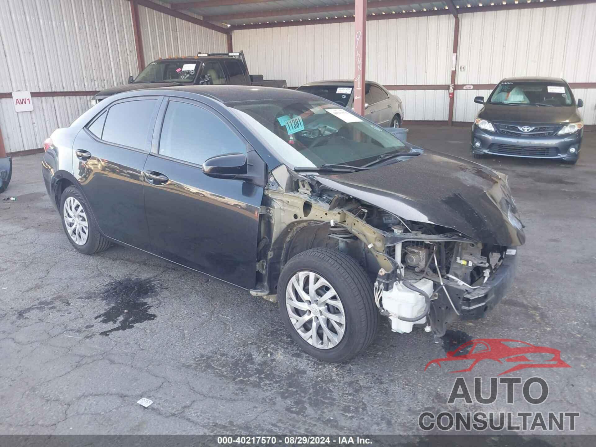 TOYOTA COROLLA 2018 - 2T1BURHE1JC006432