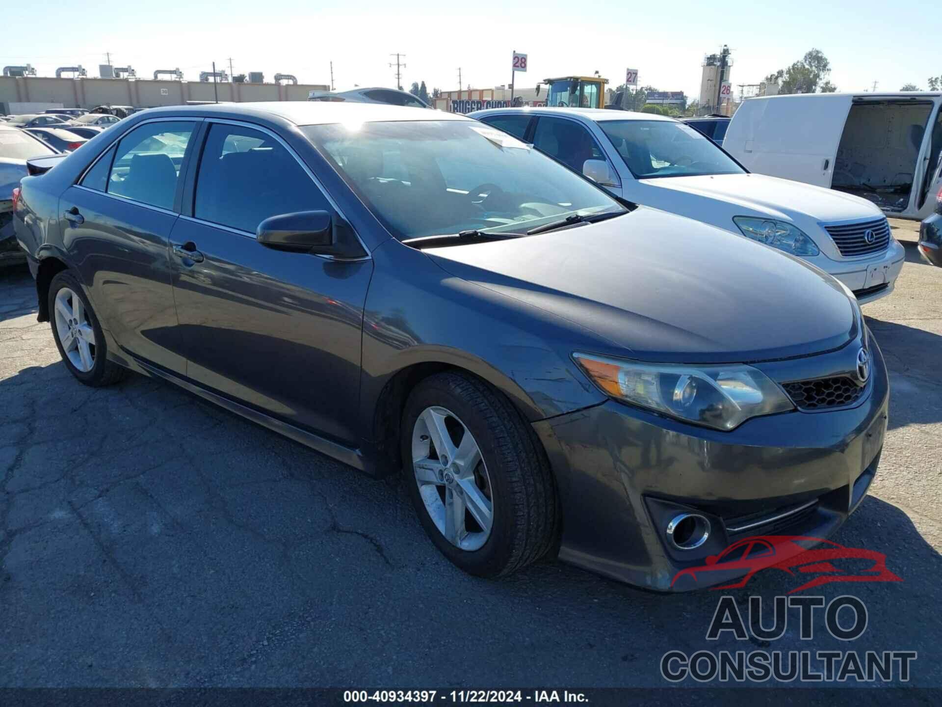 TOYOTA CAMRY 2012 - 4T1BF1FK8CU161792