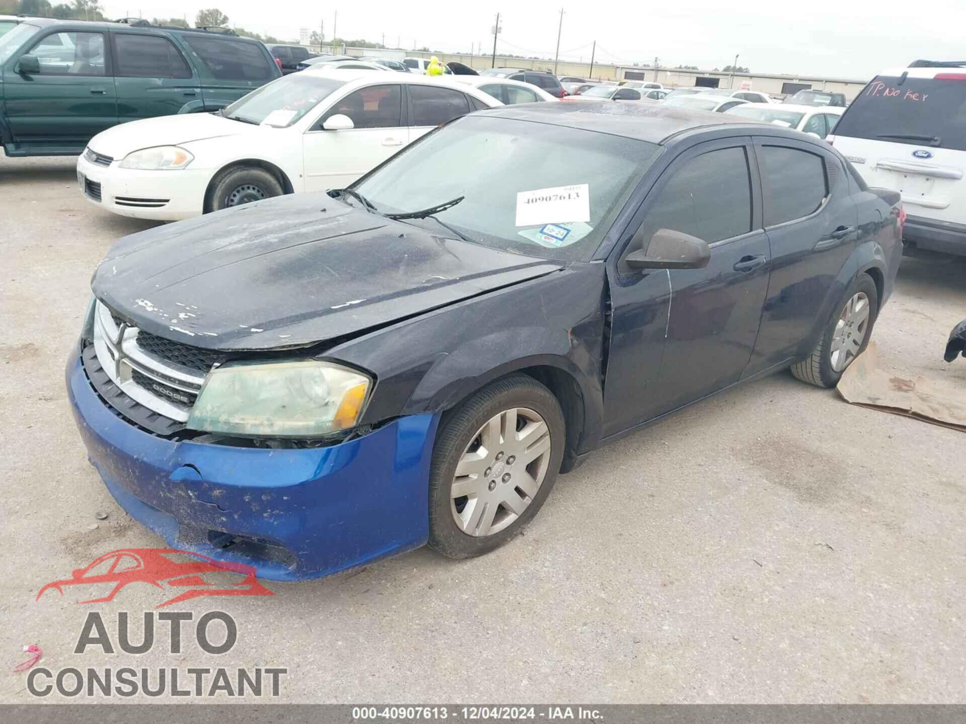 DODGE AVENGER 2013 - 1C3CDZAB2DN616138