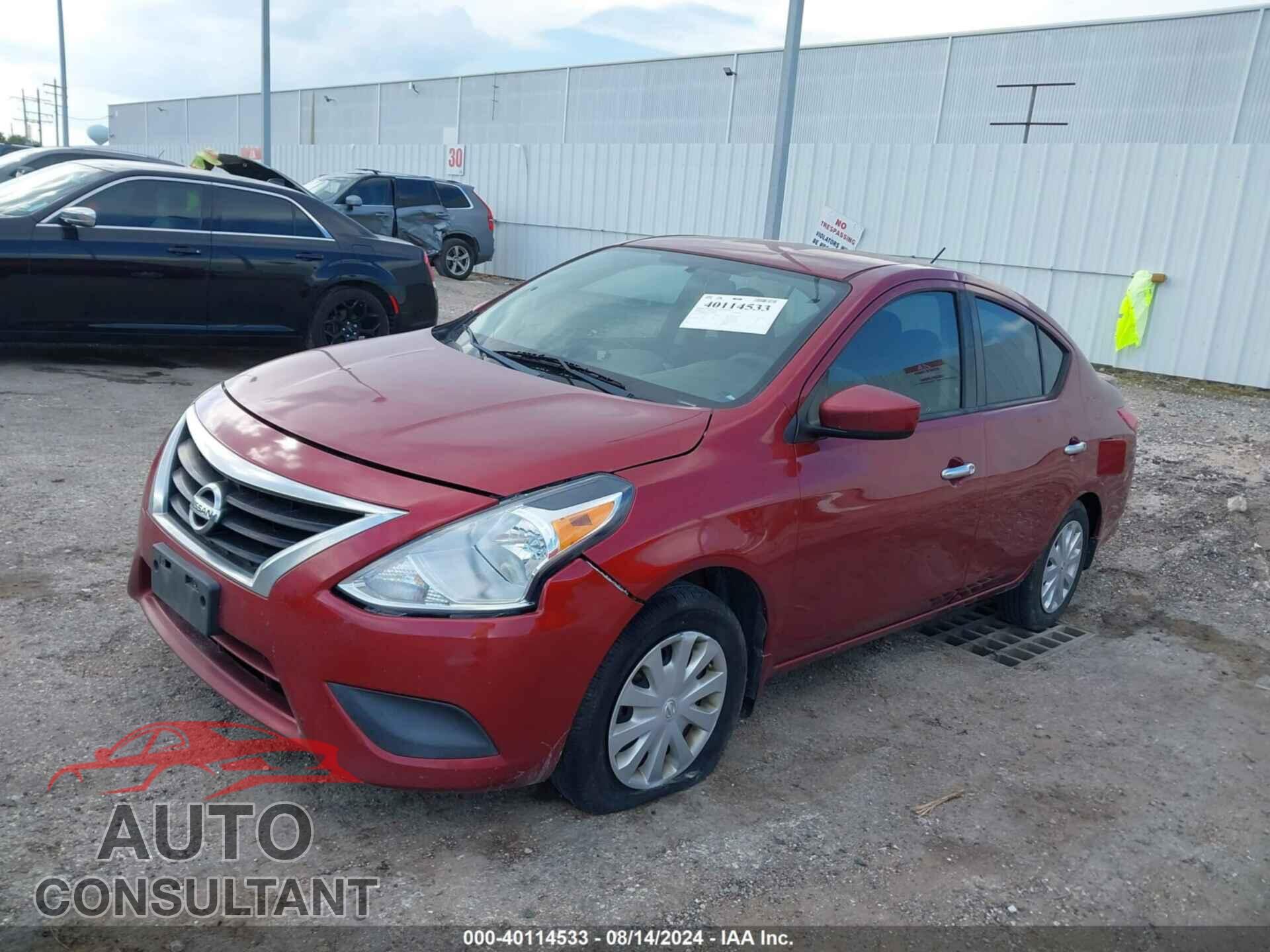 NISSAN VERSA 2019 - 3N1CN7AP3KL818995