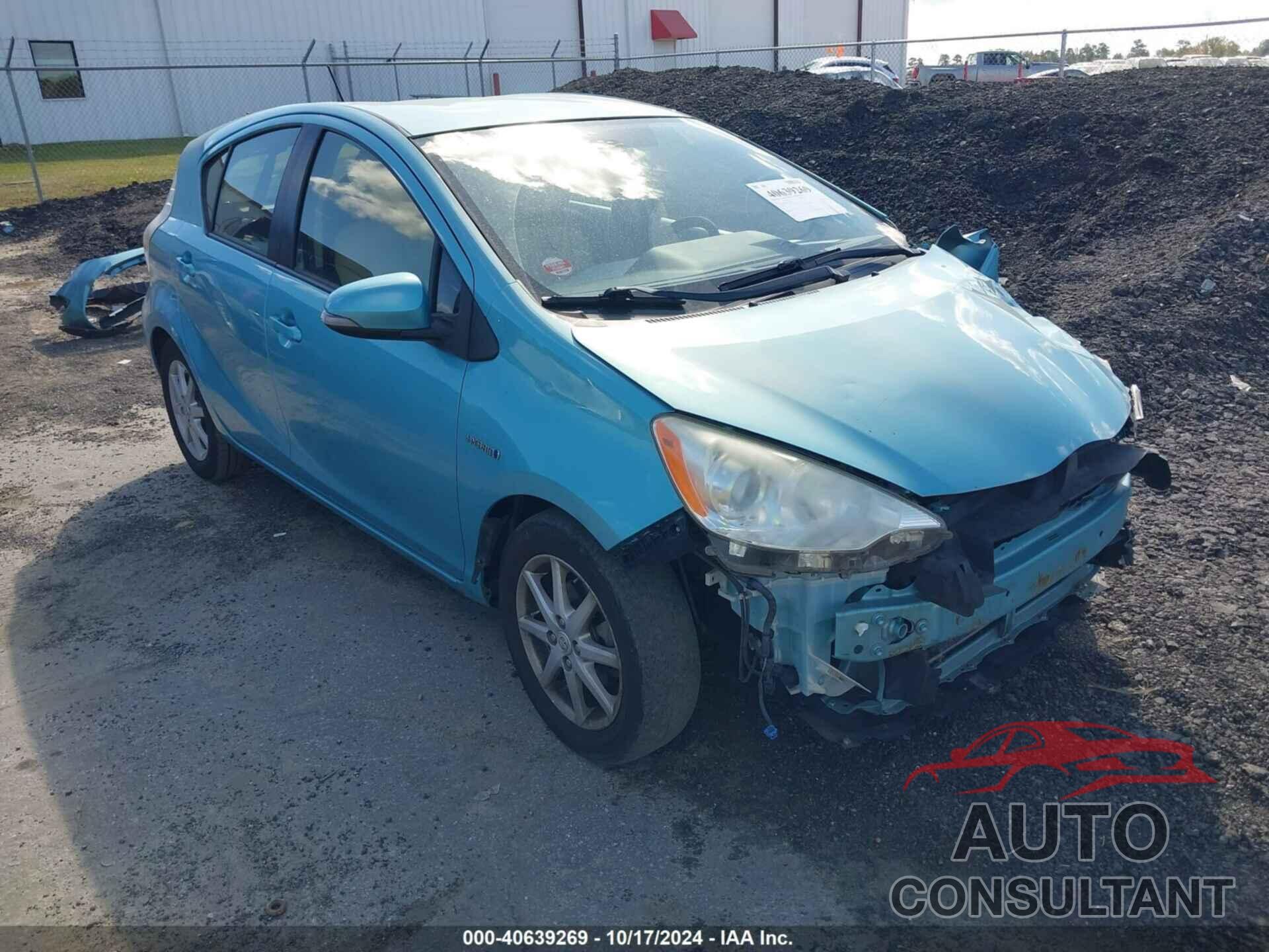 TOYOTA PRIUS C 2012 - JTDKDTB37C1009282