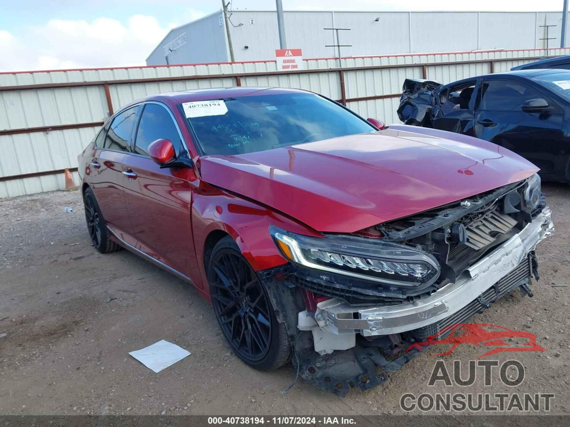 HONDA ACCORD 2018 - 1HGCV1F98JA139588