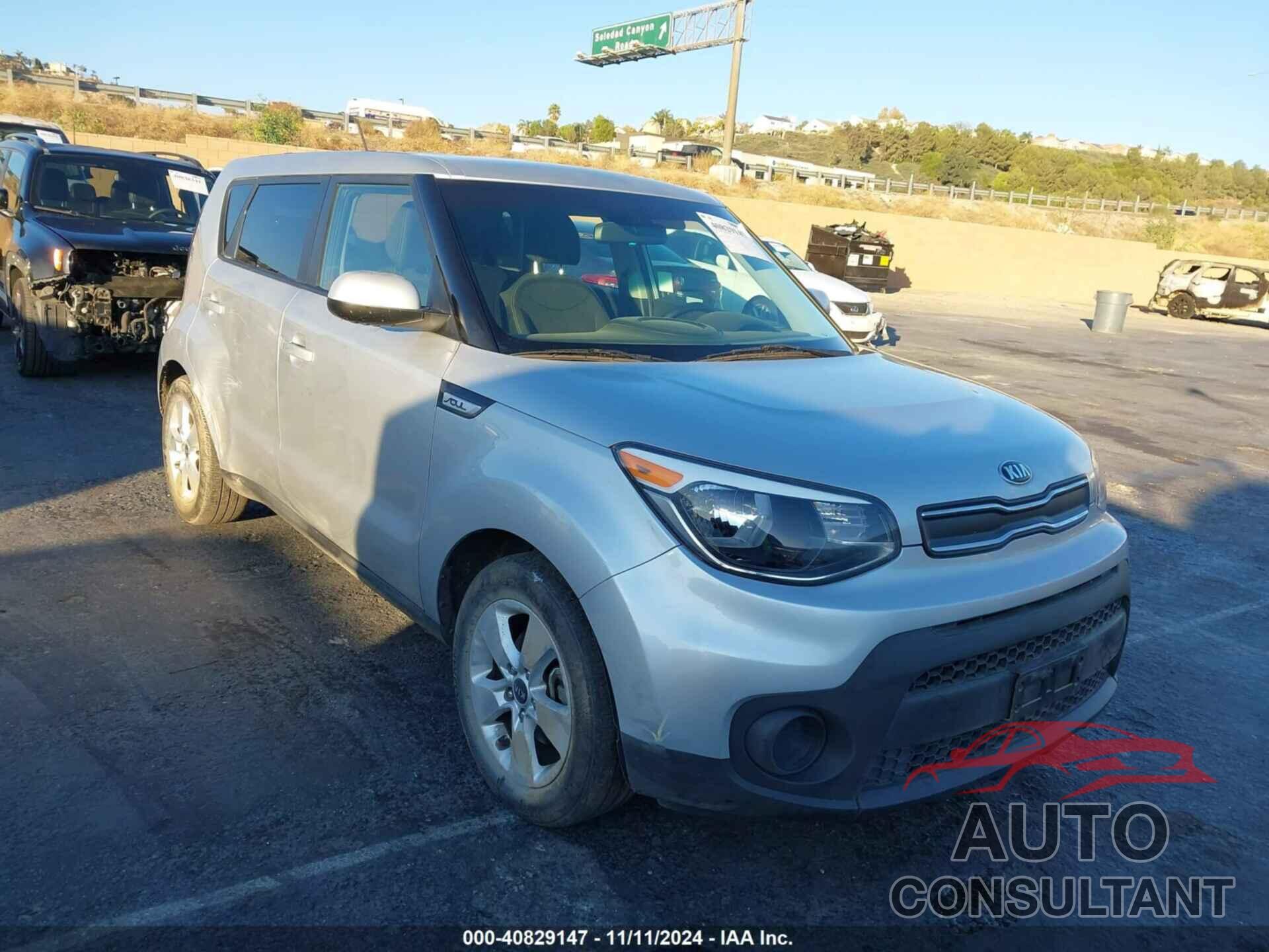 KIA SOUL 2019 - KNDJN2A21K7025680