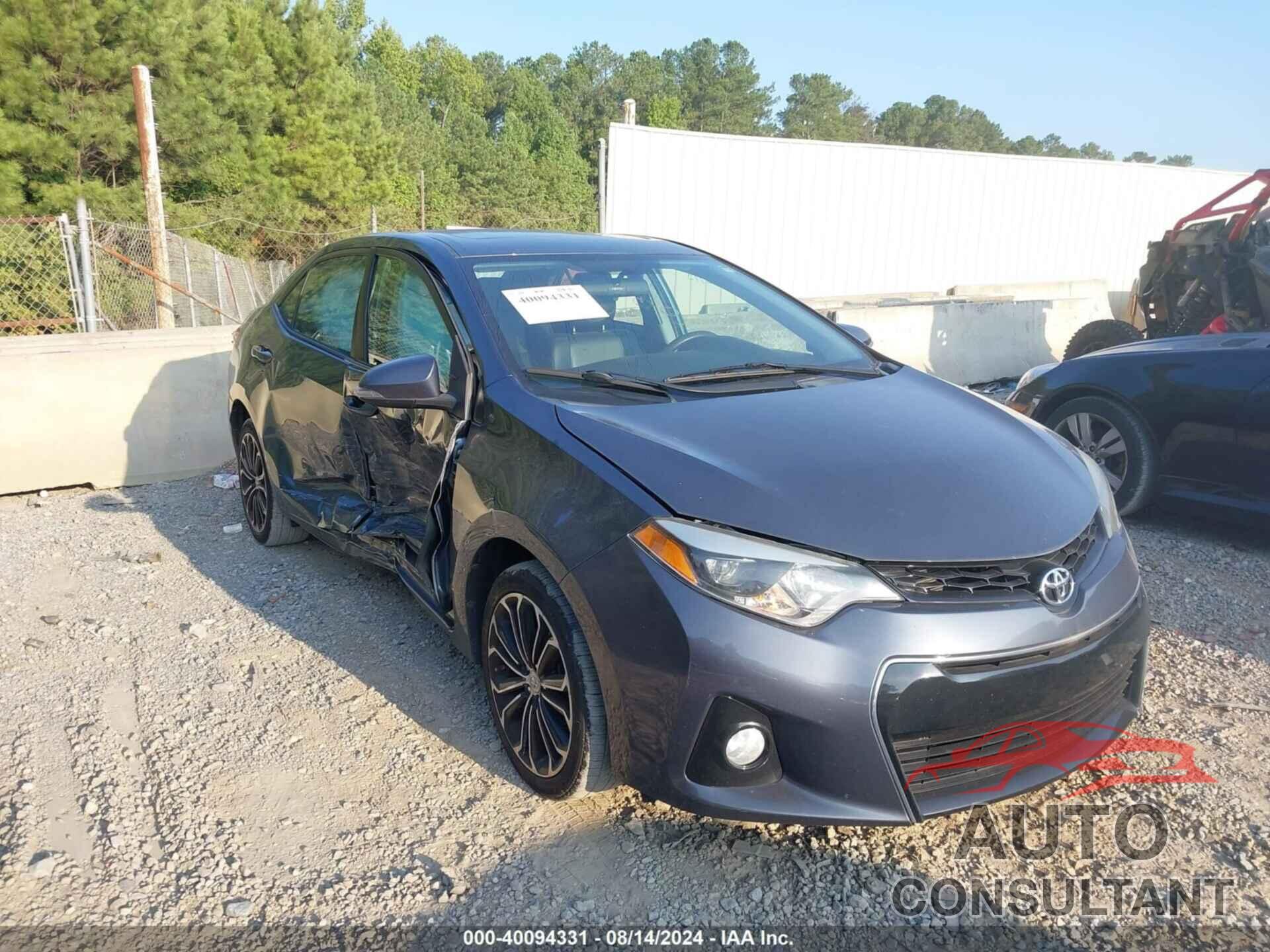 TOYOTA COROLLA 2016 - 2T1BURHE6GC521581