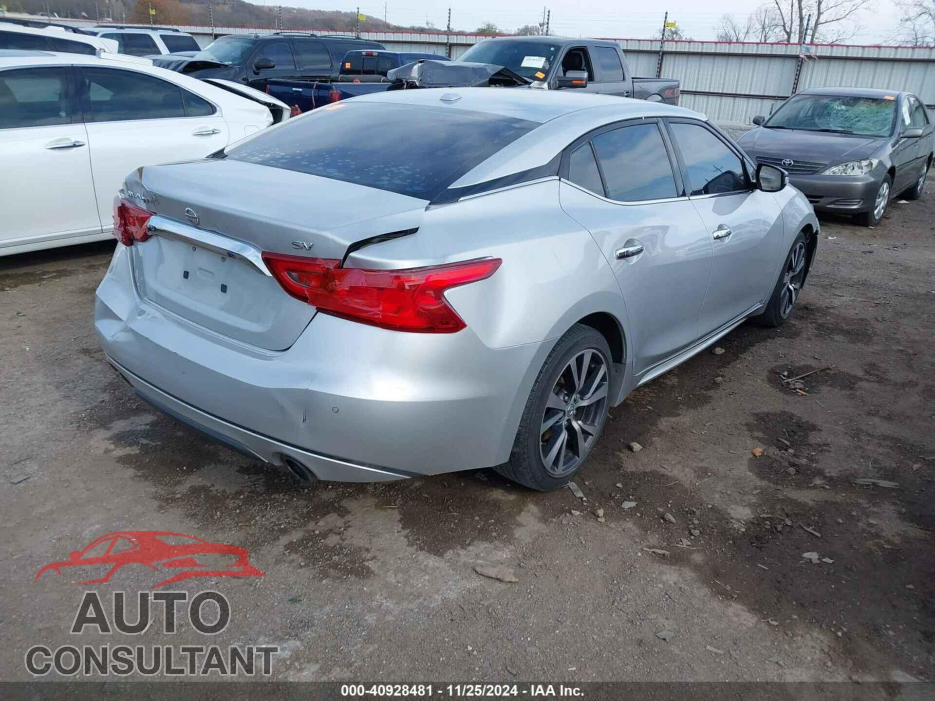 NISSAN MAXIMA 2017 - 1N4AA6AP1HC371412