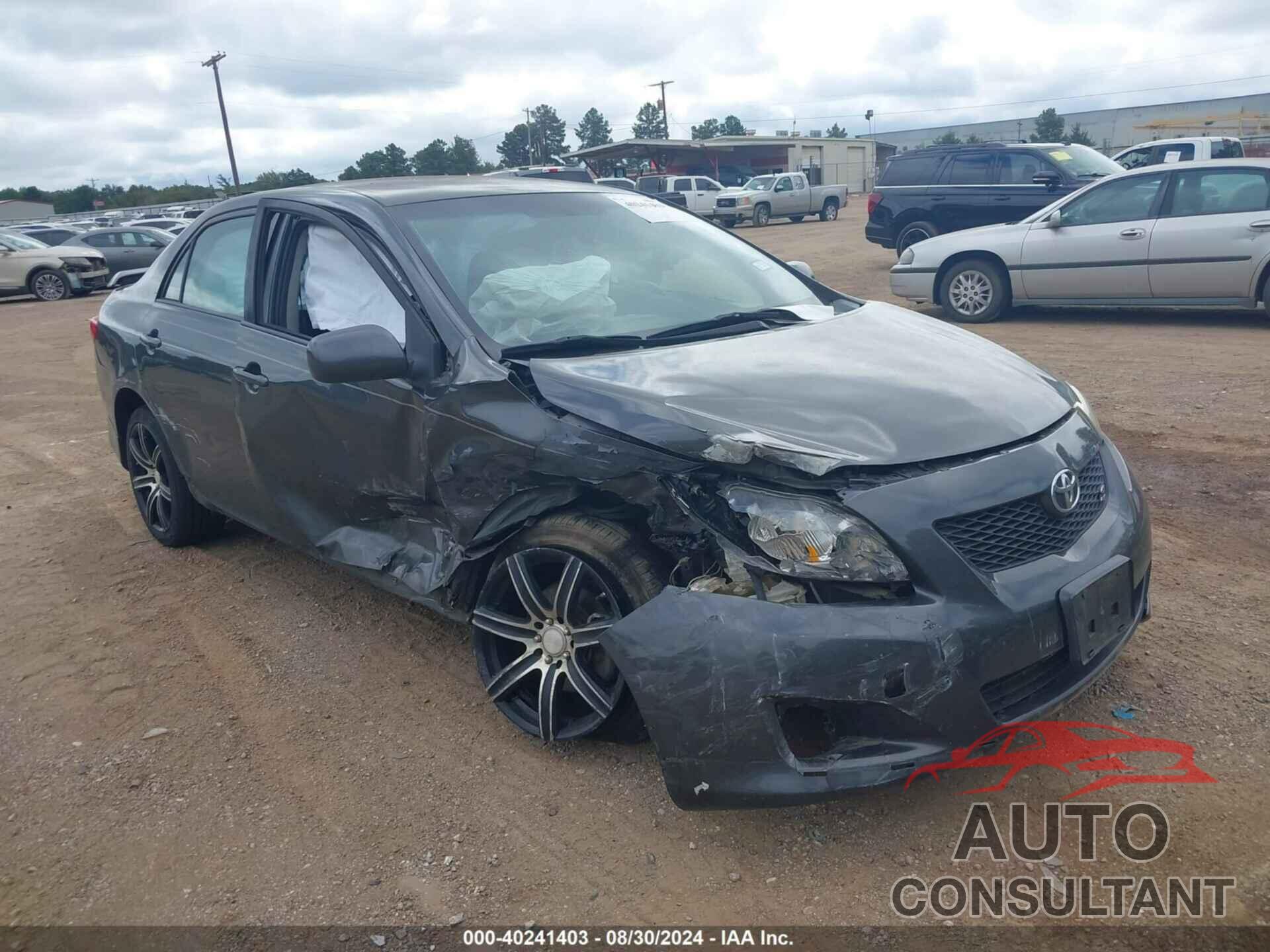 TOYOTA COROLLA 2009 - 1NXBU40E69Z040309