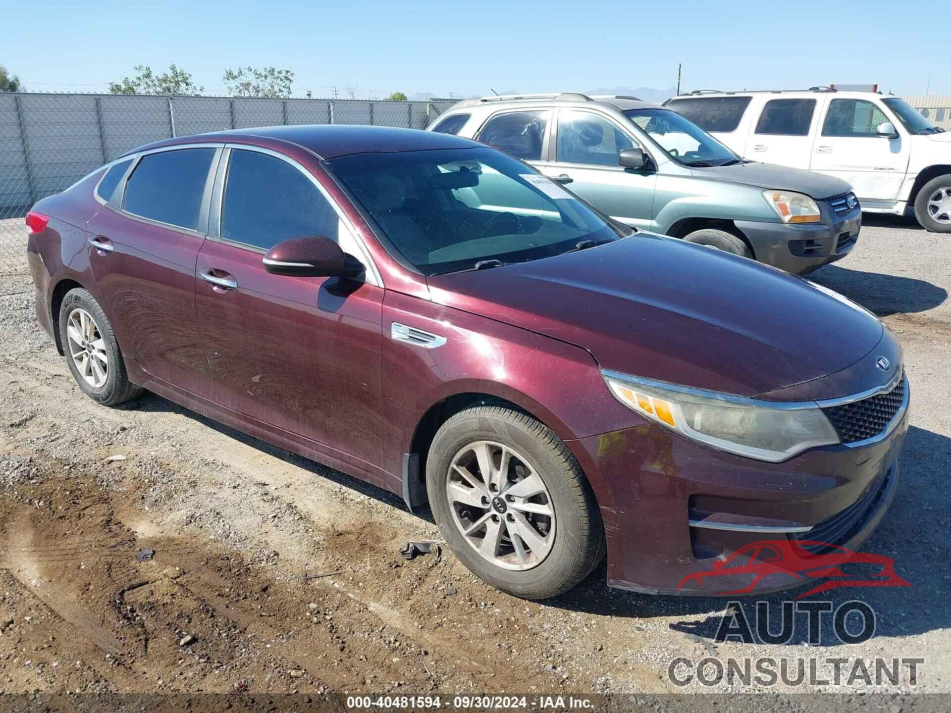 KIA OPTIMA 2016 - 5XXGT4L37GG098293