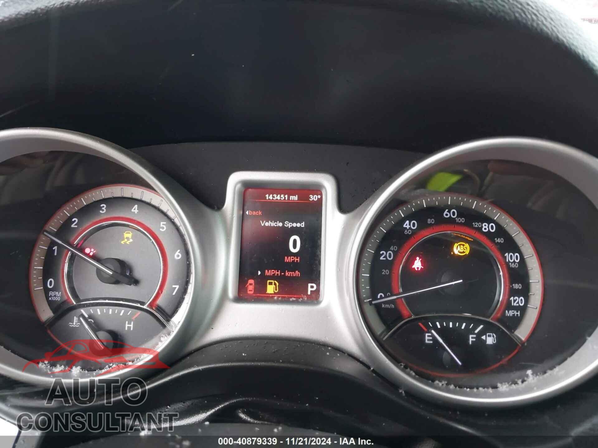 DODGE JOURNEY 2012 - 3C4PDCBBXCT393239