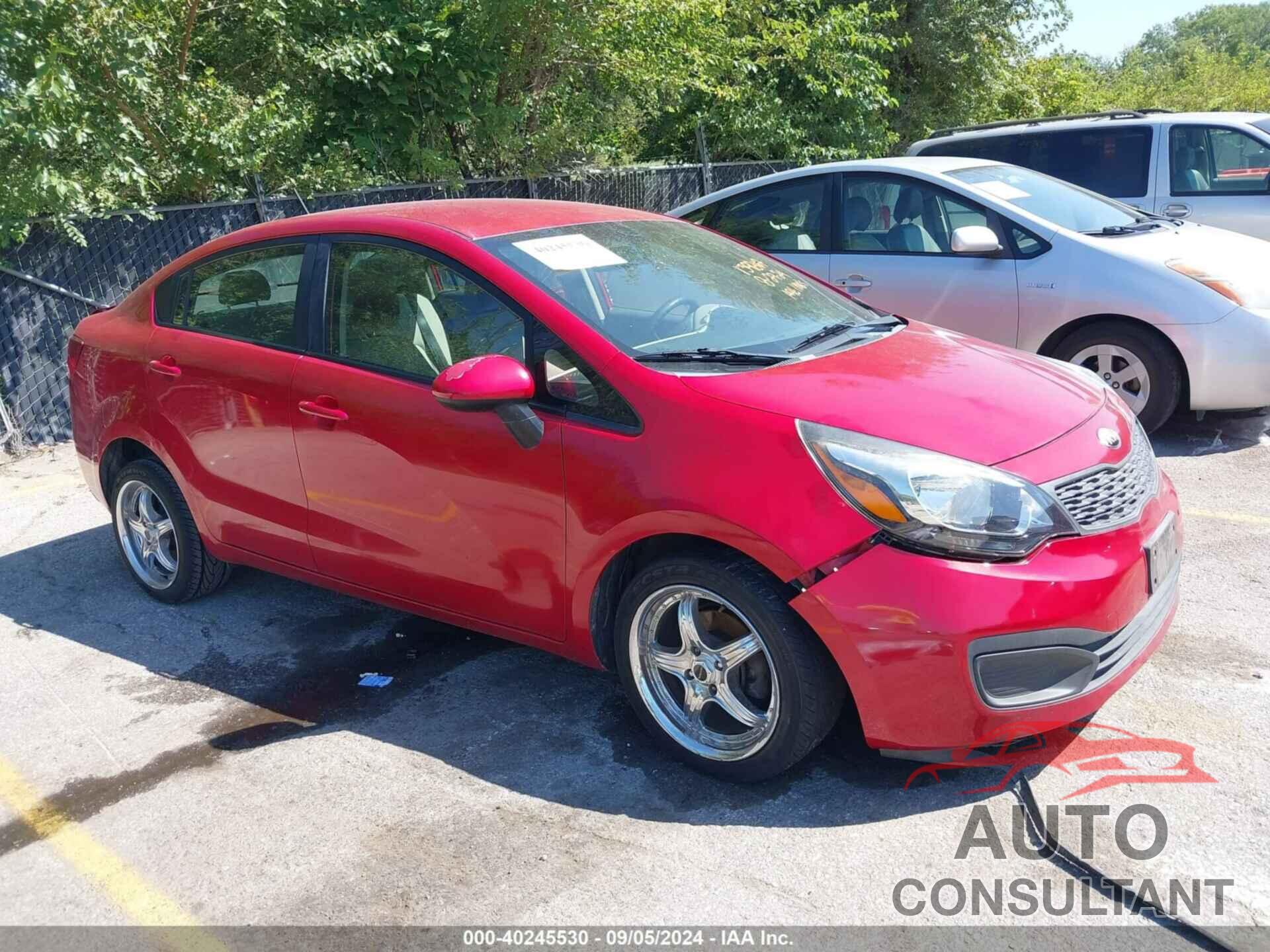 KIA RIO 2013 - KNADM4A30D6306234