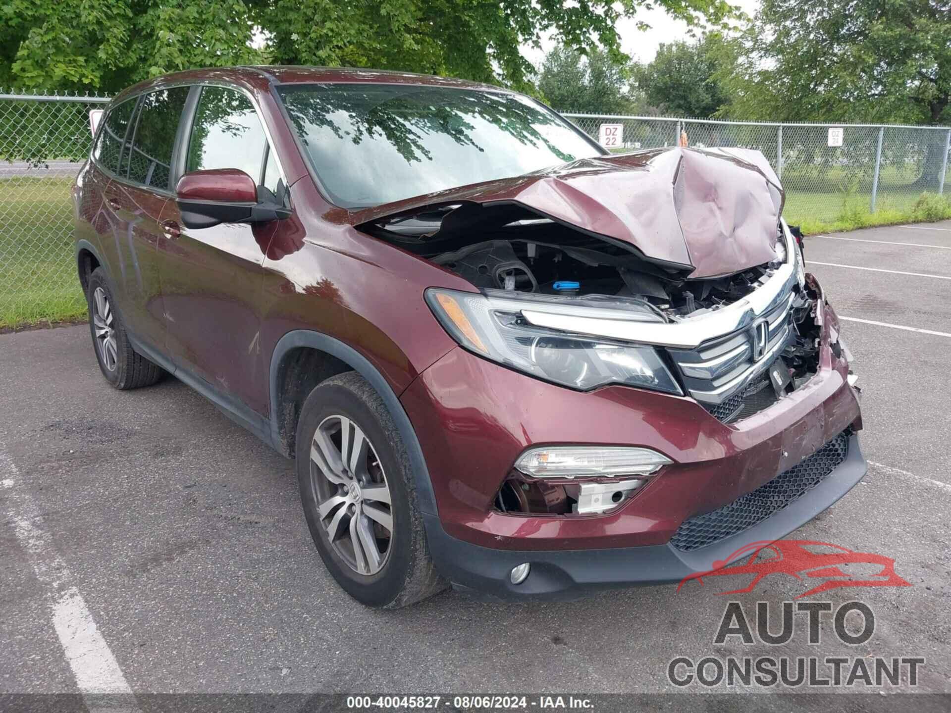 HONDA PILOT 2018 - 5FNYF6H54JB033218