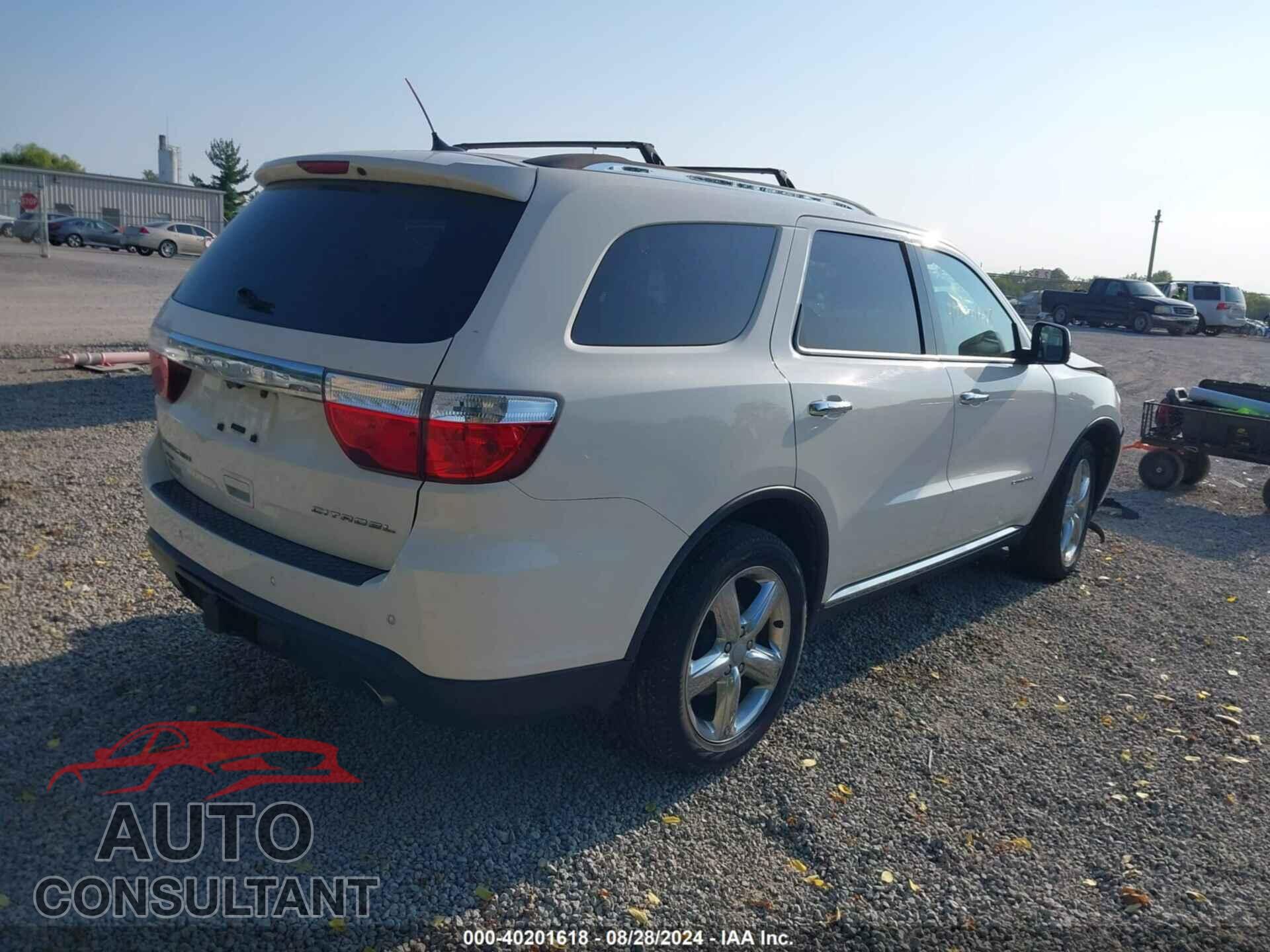 DODGE DURANGO 2012 - 1C4RDJEGXCC322462