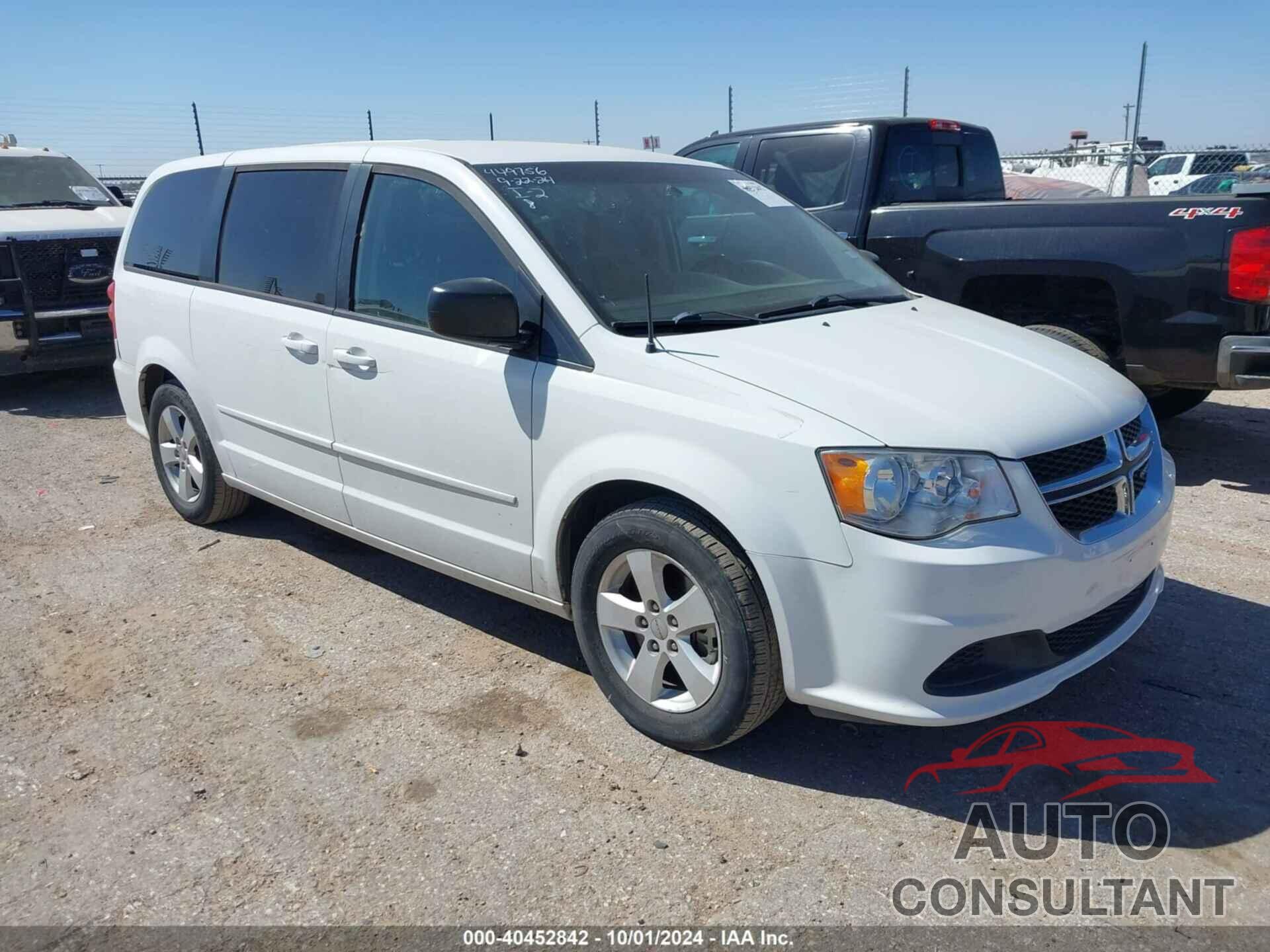 DODGE GRAND CARAVAN 2016 - 2C4RDGBG6GR168434