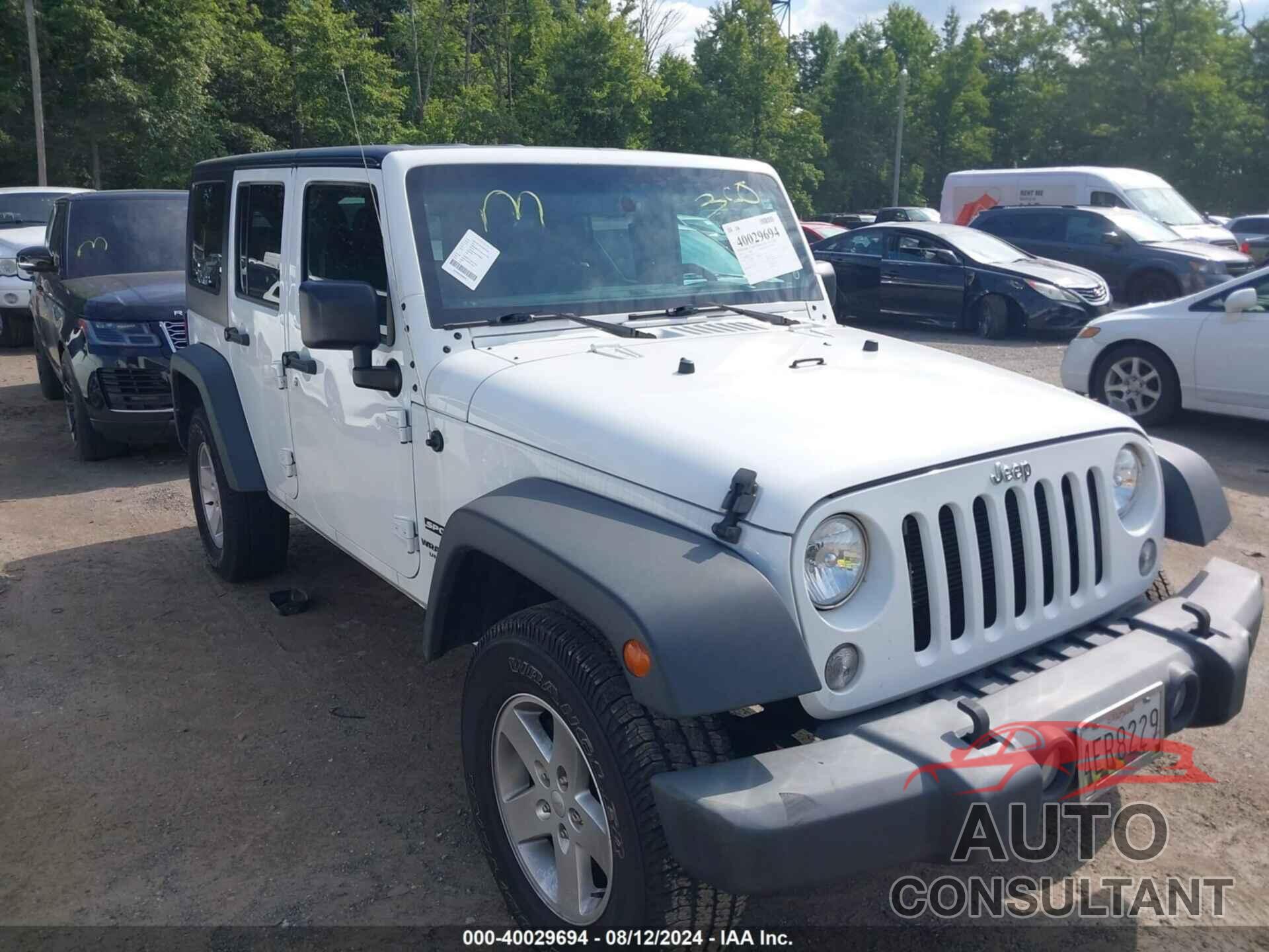 JEEP WRANGLER UNLIMITED 2017 - 1C4BJWDG2HL740627