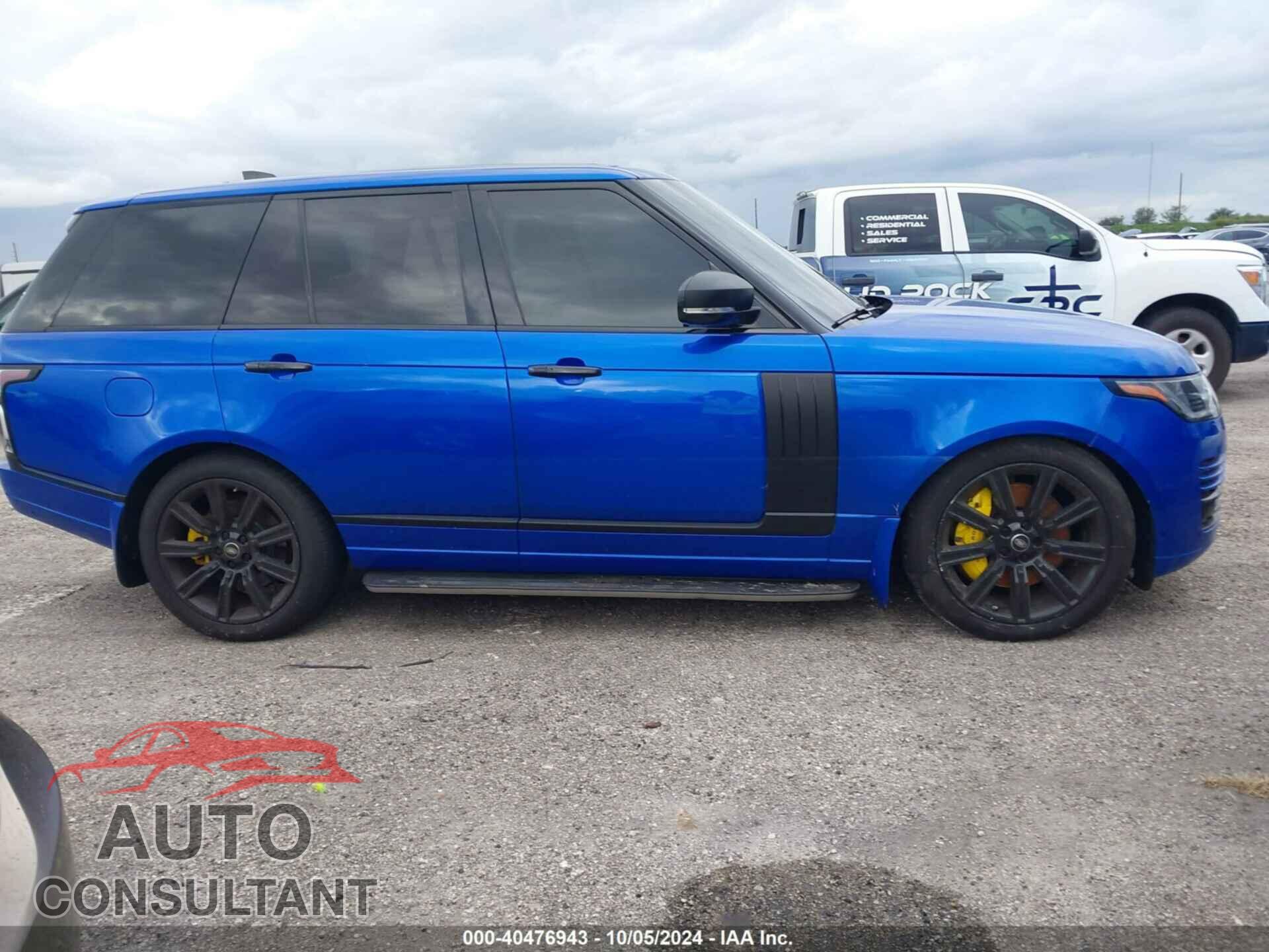 LAND ROVER RANGE ROVER 2019 - SALGS2REXKA563937
