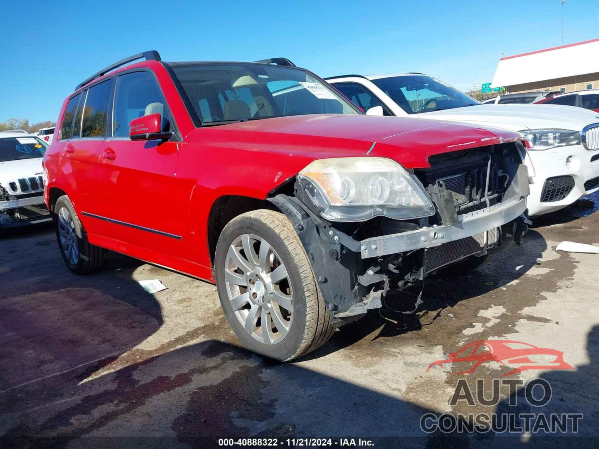 MERCEDES-BENZ GLK 350 2011 - WDCGG5GB9BF560253