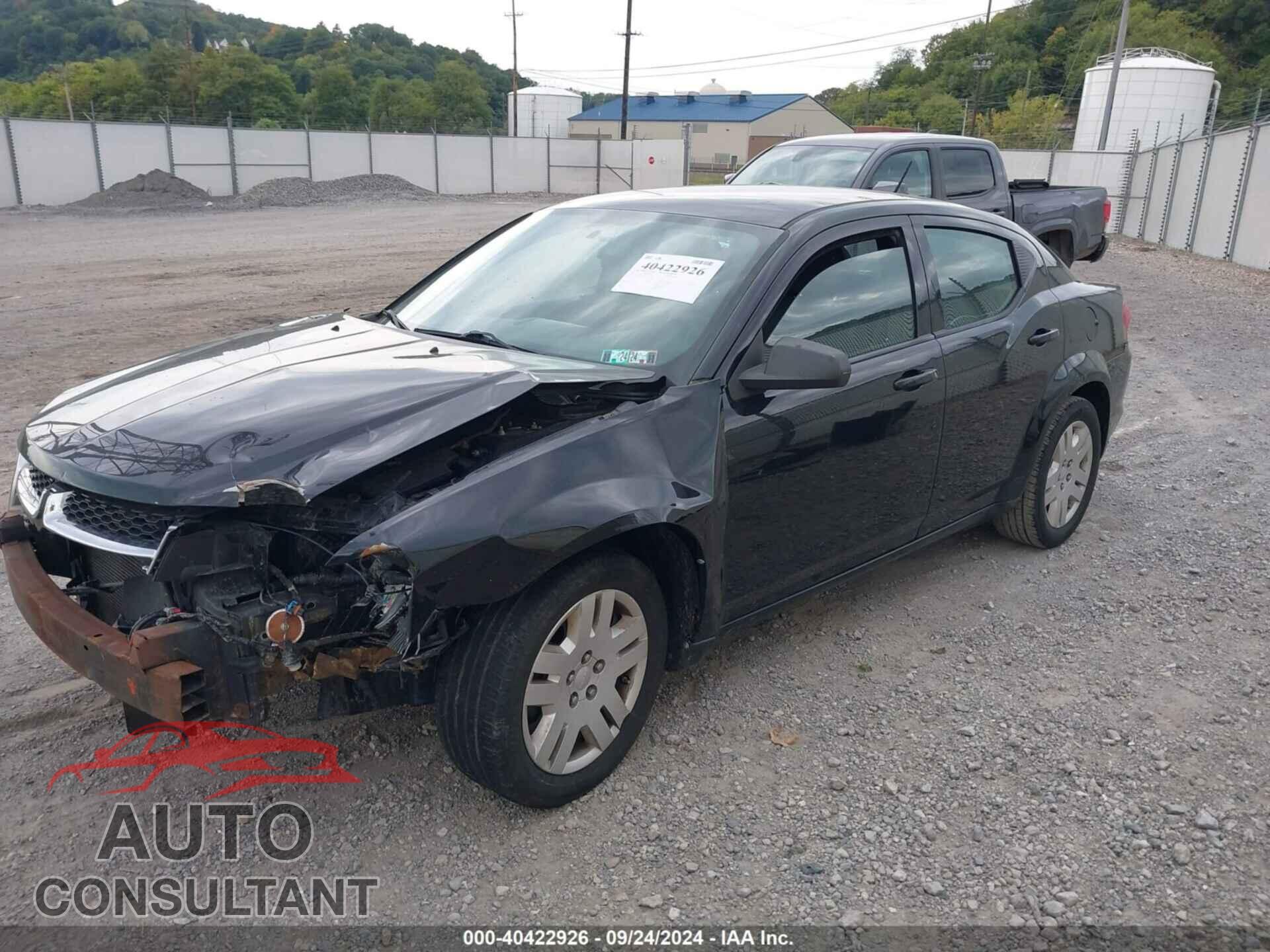 DODGE AVENGER 2013 - 1C3CDZAB3DN771233