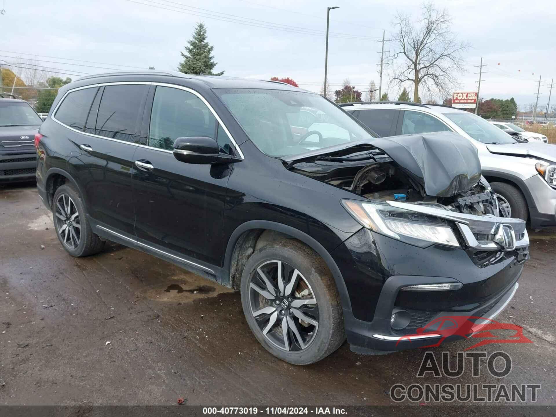 HONDA PILOT 2019 - 5FNYF6H98KB040354