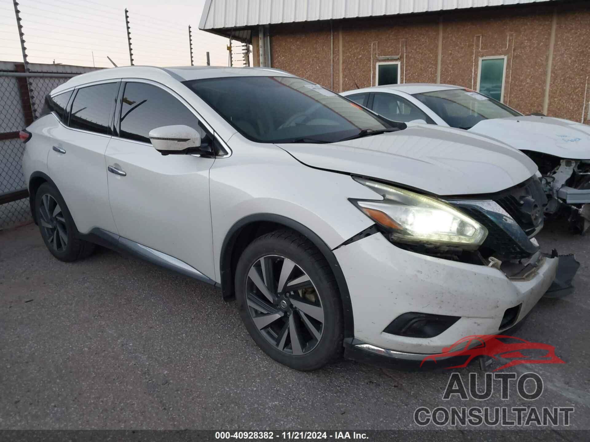 NISSAN MURANO 2016 - 5N1AZ2MH3GN164731