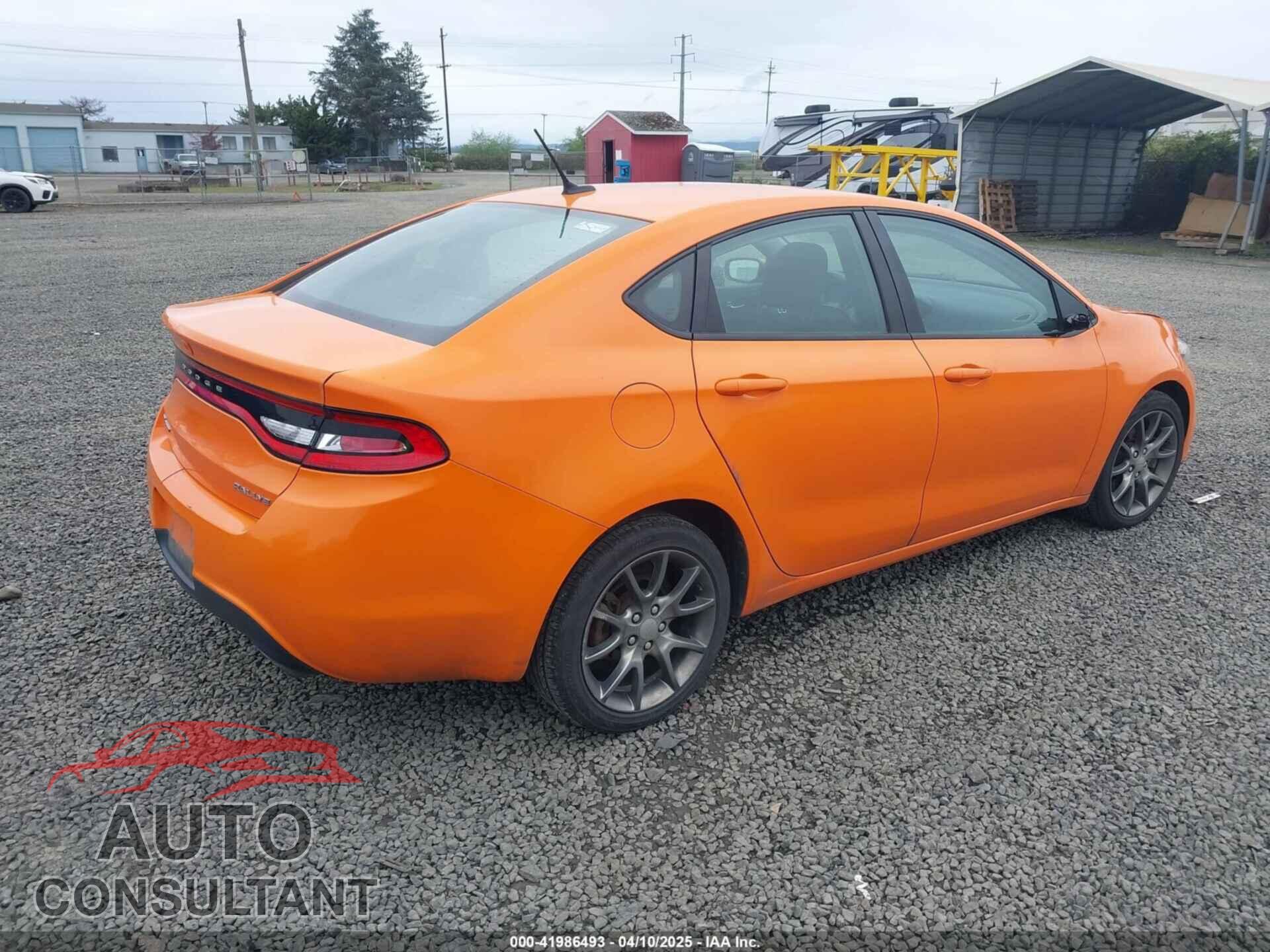 DODGE DART 2013 - 1C3CDFBA7DD310174