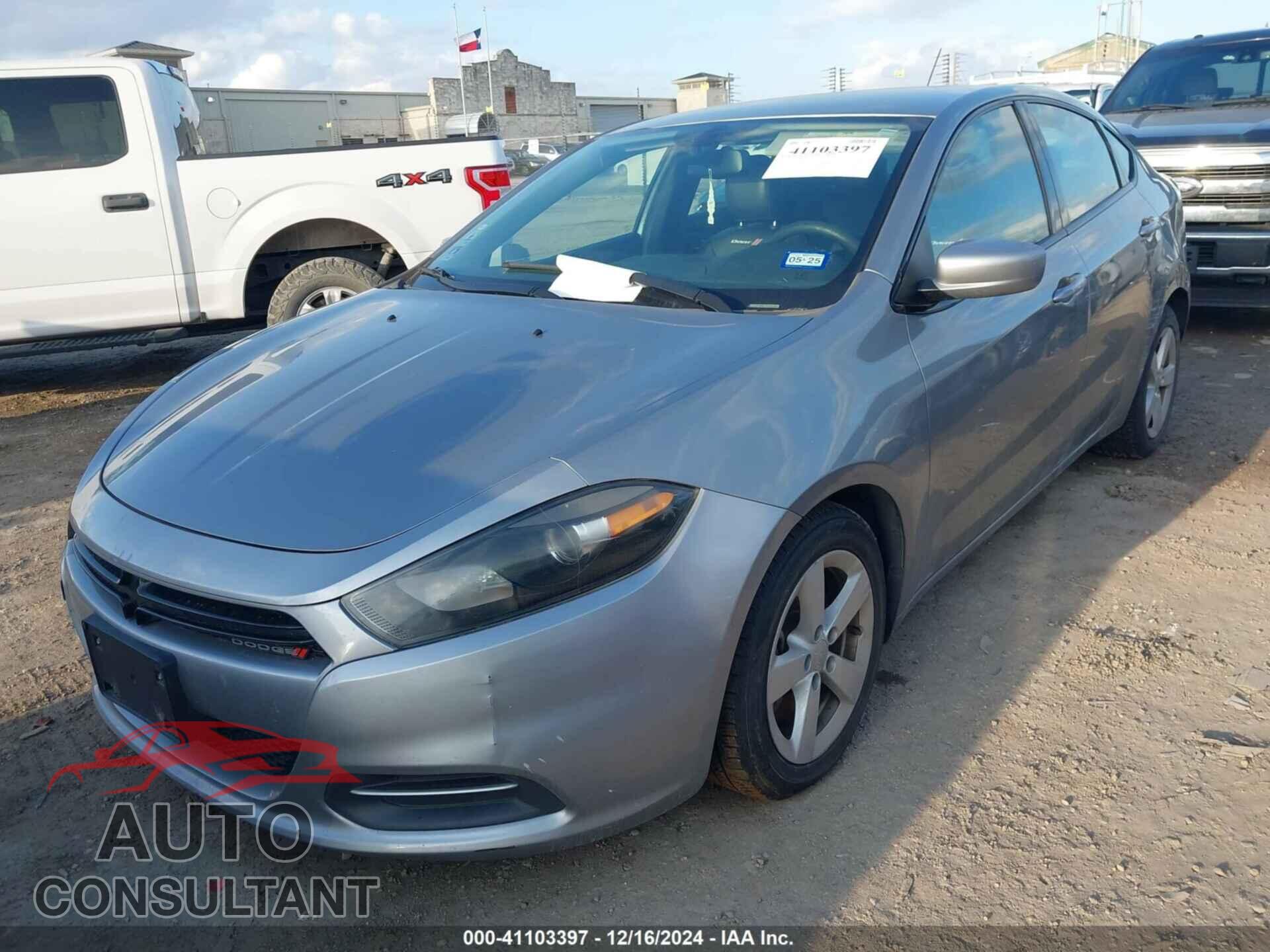 DODGE DART 2015 - 1C3CDFBB5FD405490