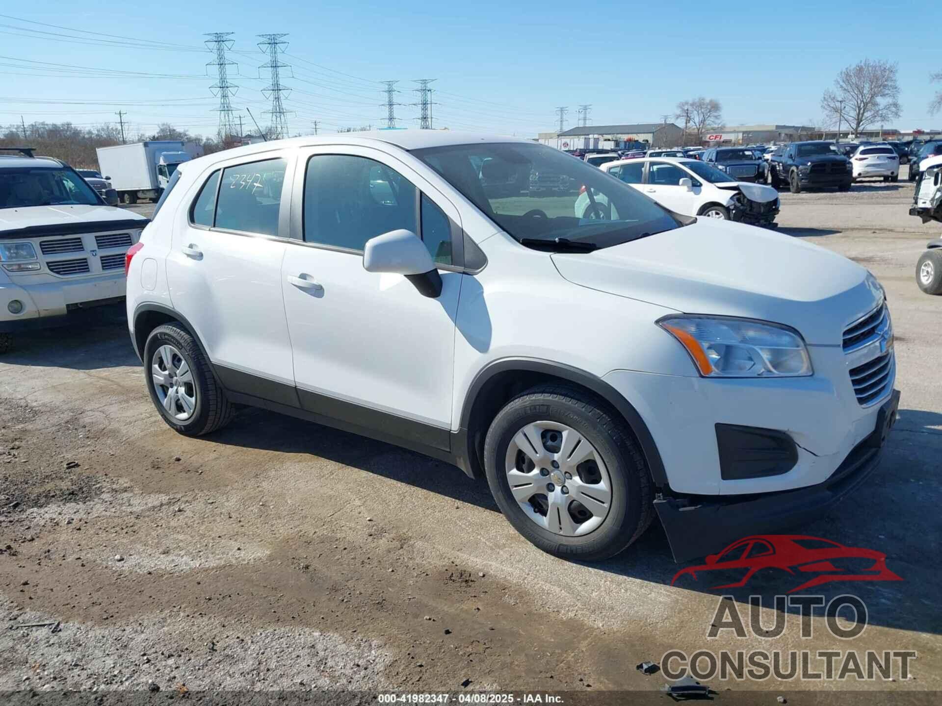 CHEVROLET TRAX 2016 - 3GNCJKSB4GL280174