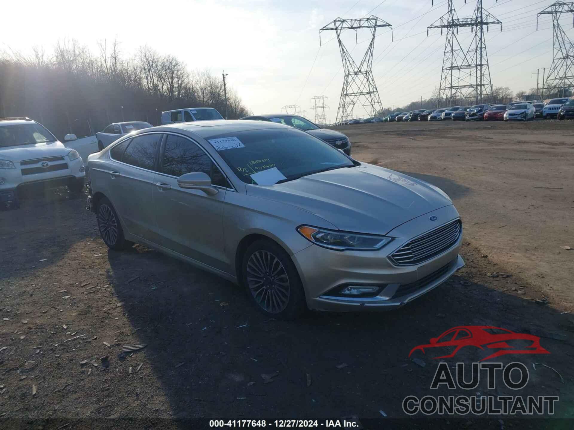 FORD FUSION 2017 - 3FA6P0T93HR198221