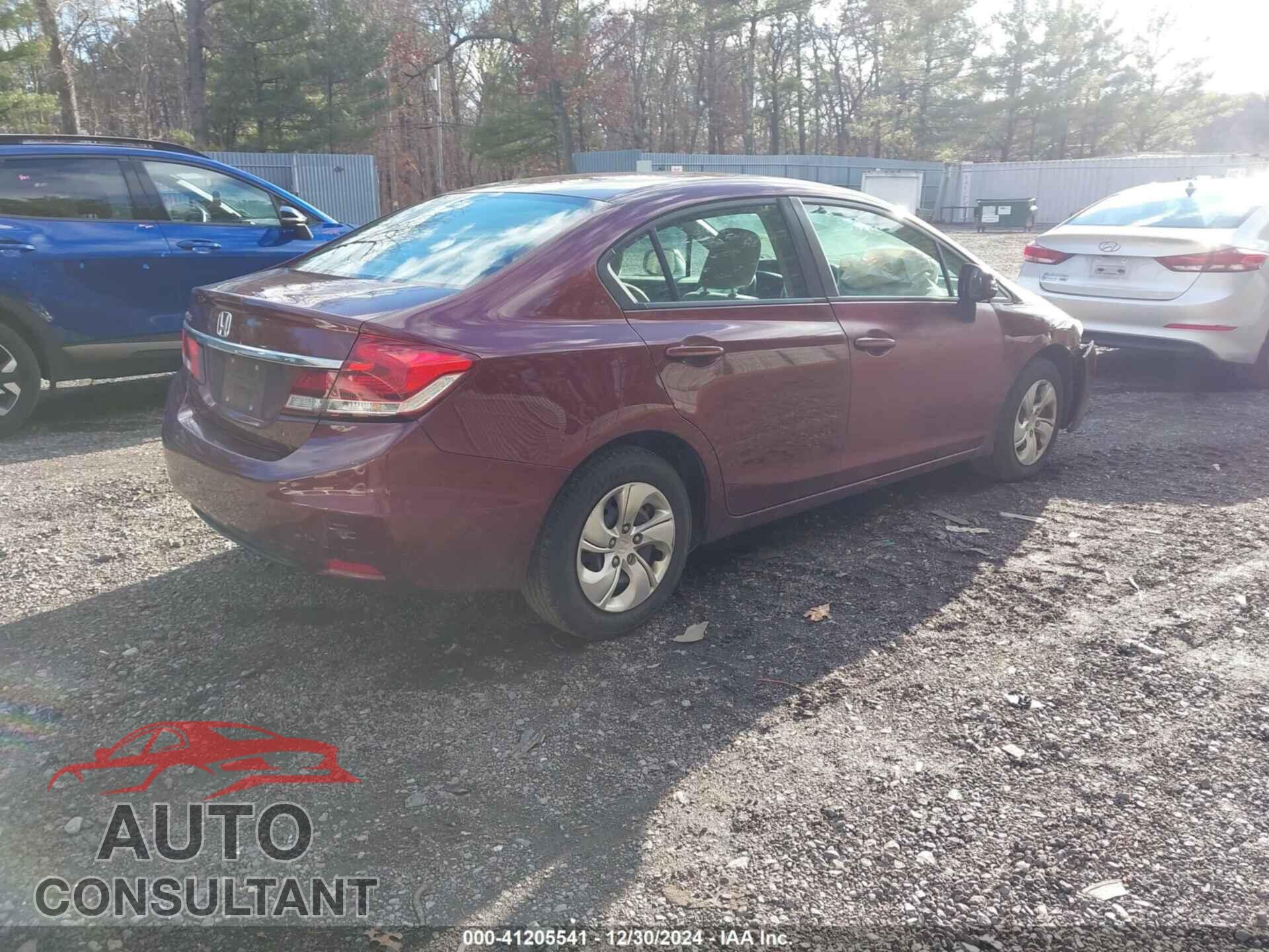 HONDA CIVIC 2013 - 19XFB2F53DE287947