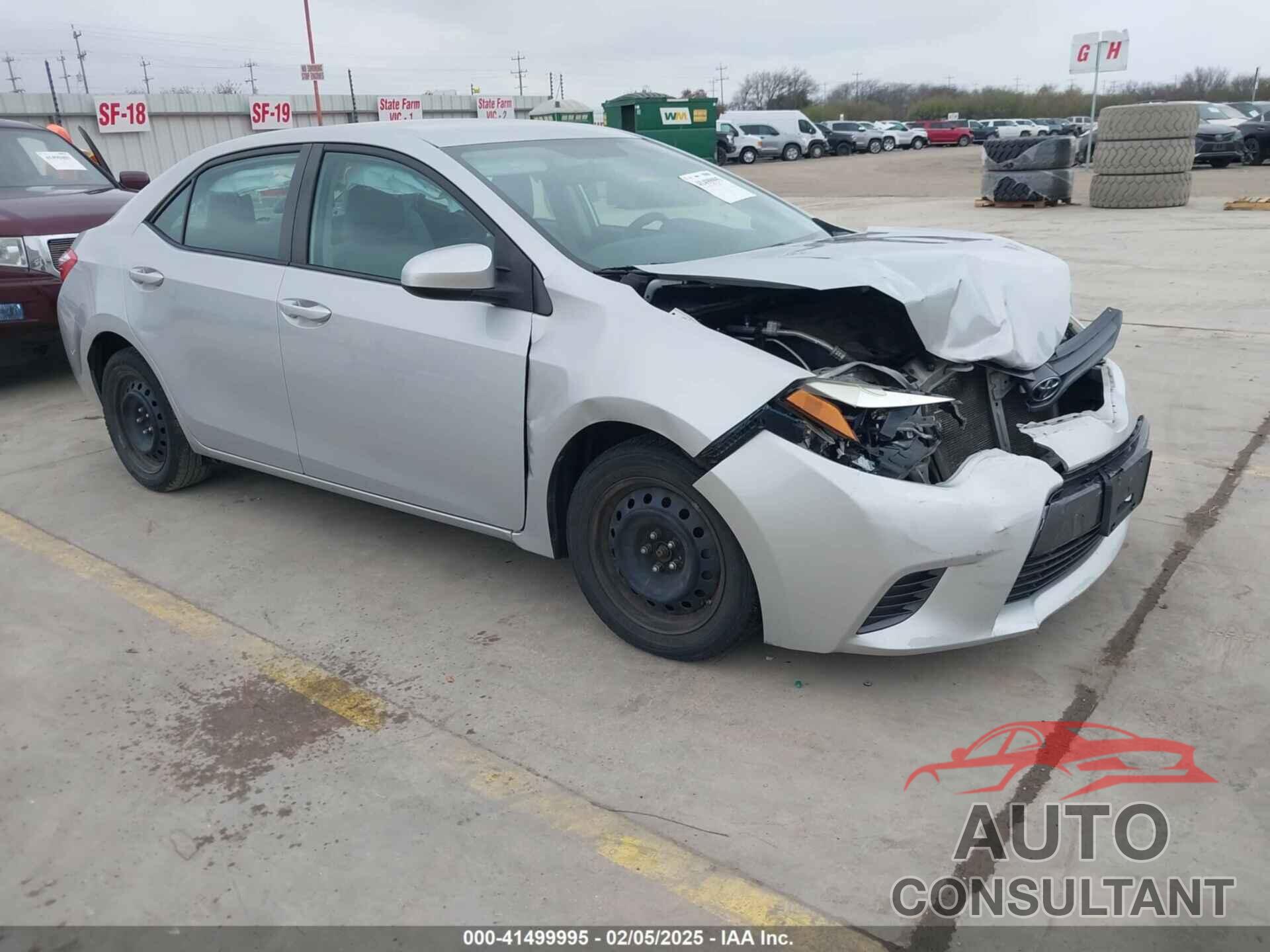 TOYOTA COROLLA 2015 - 2T1BURHE6FC360163