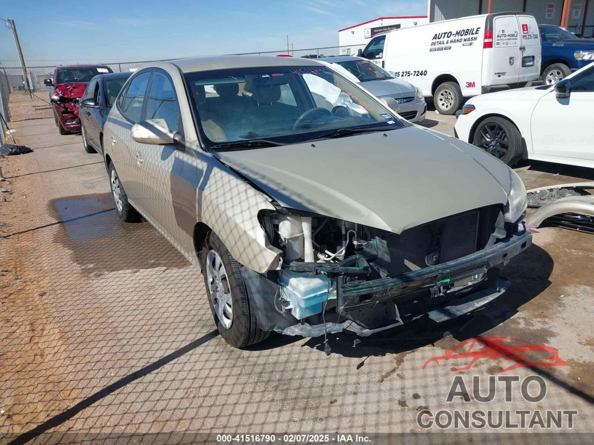 HYUNDAI ELANTRA 2010 - KMHDU4AD4AU051019