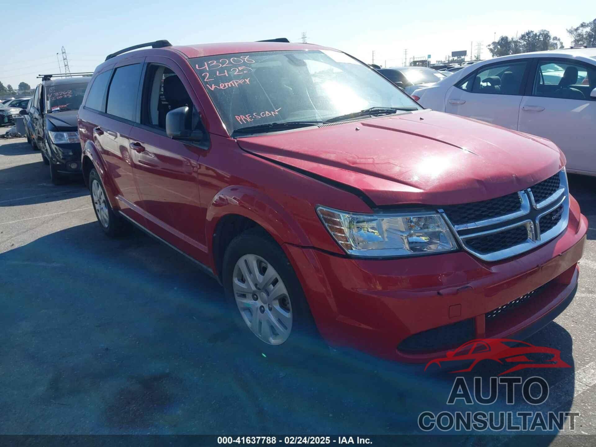 DODGE JOURNEY 2018 - 3C4PDCAB1JT427440