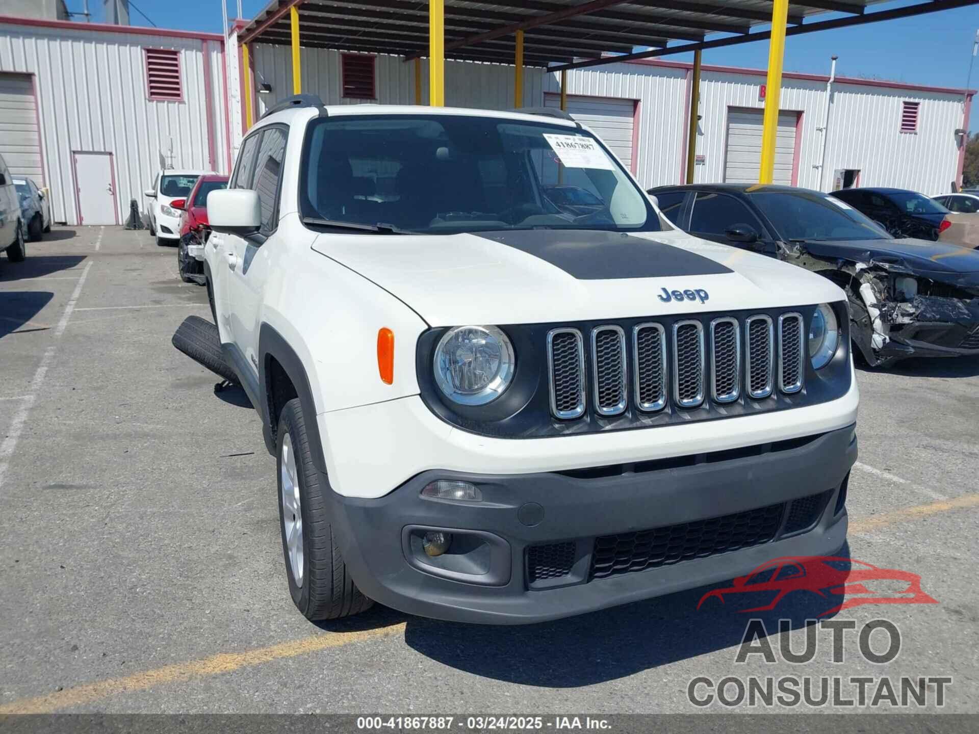 JEEP RENEGADE 2016 - ZACCJBBT7GPE12725