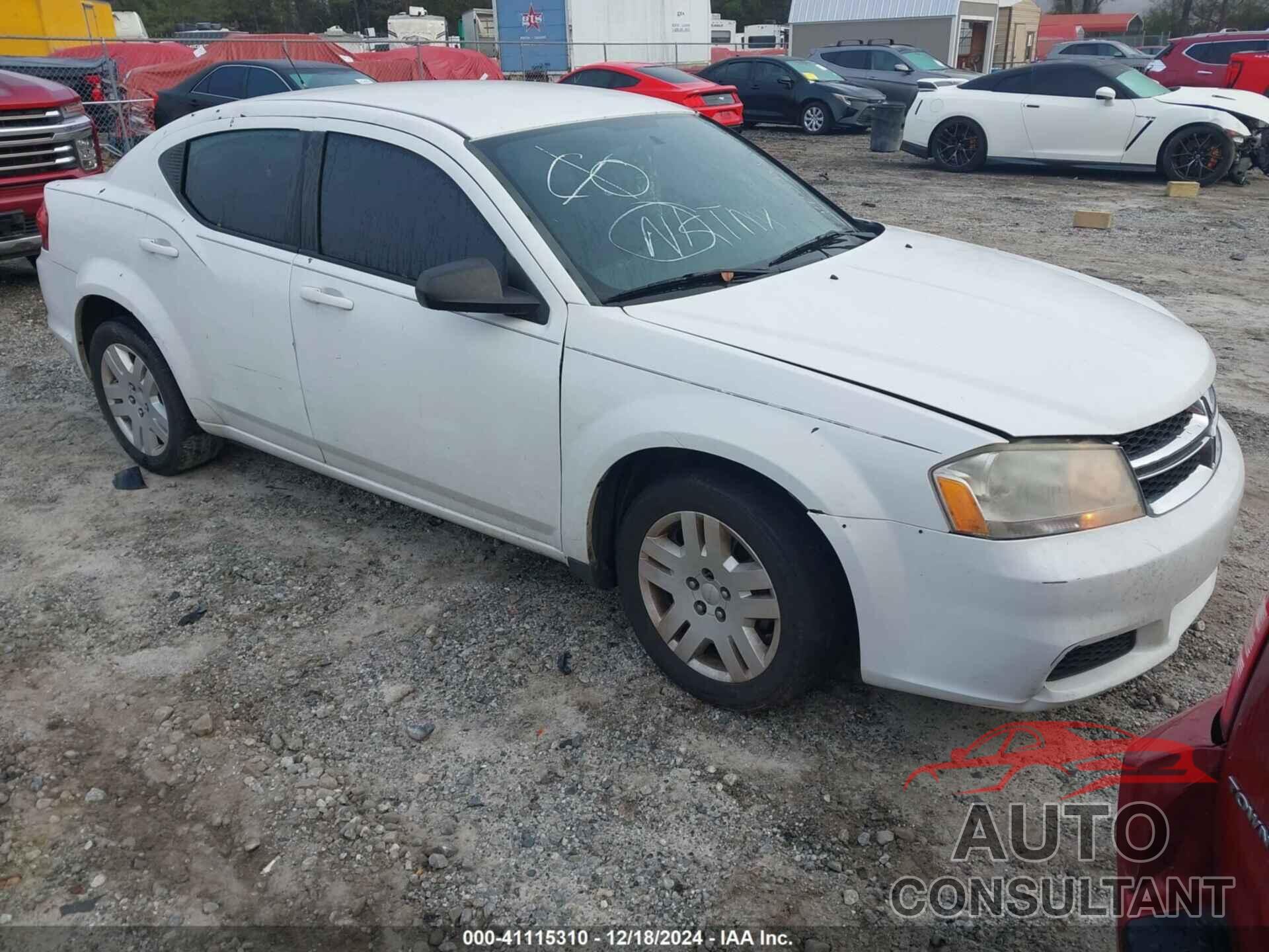 DODGE AVENGER 2014 - 1C3CDZAB5EN144504