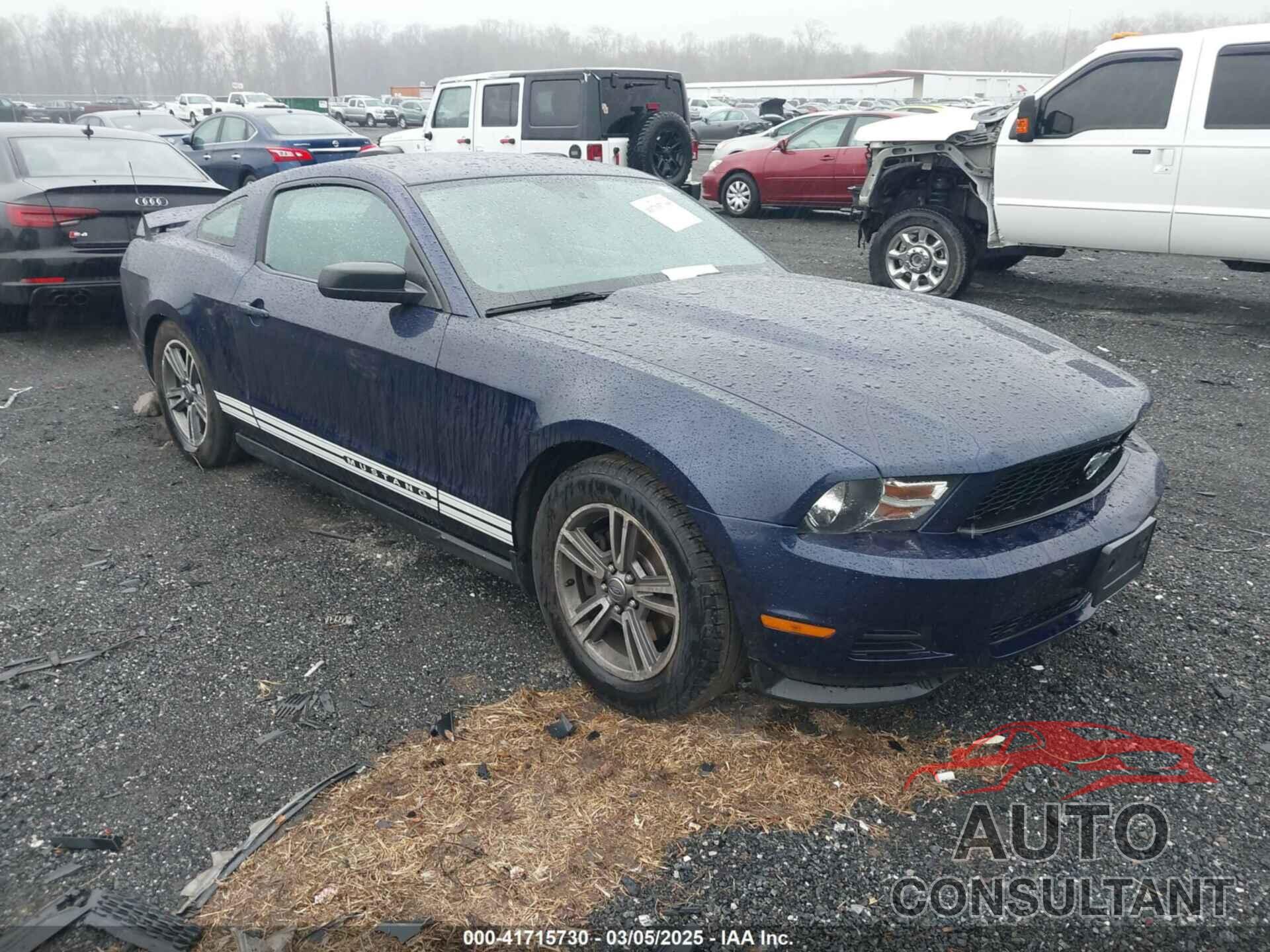 FORD MUSTANG 2012 - 1ZVBP8AM7C5268553