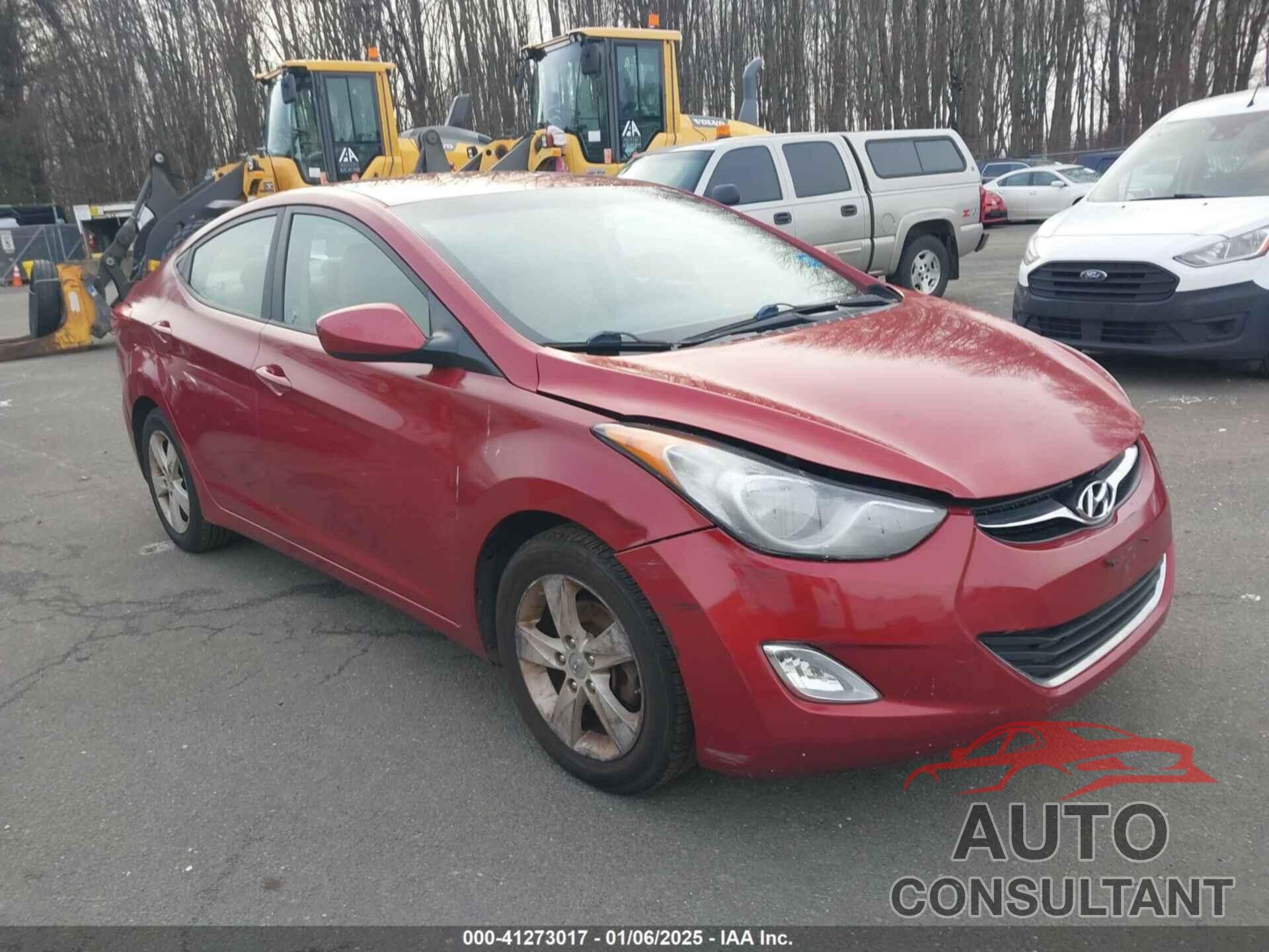 HYUNDAI ELANTRA 2013 - KMHDH4AE4DU762012