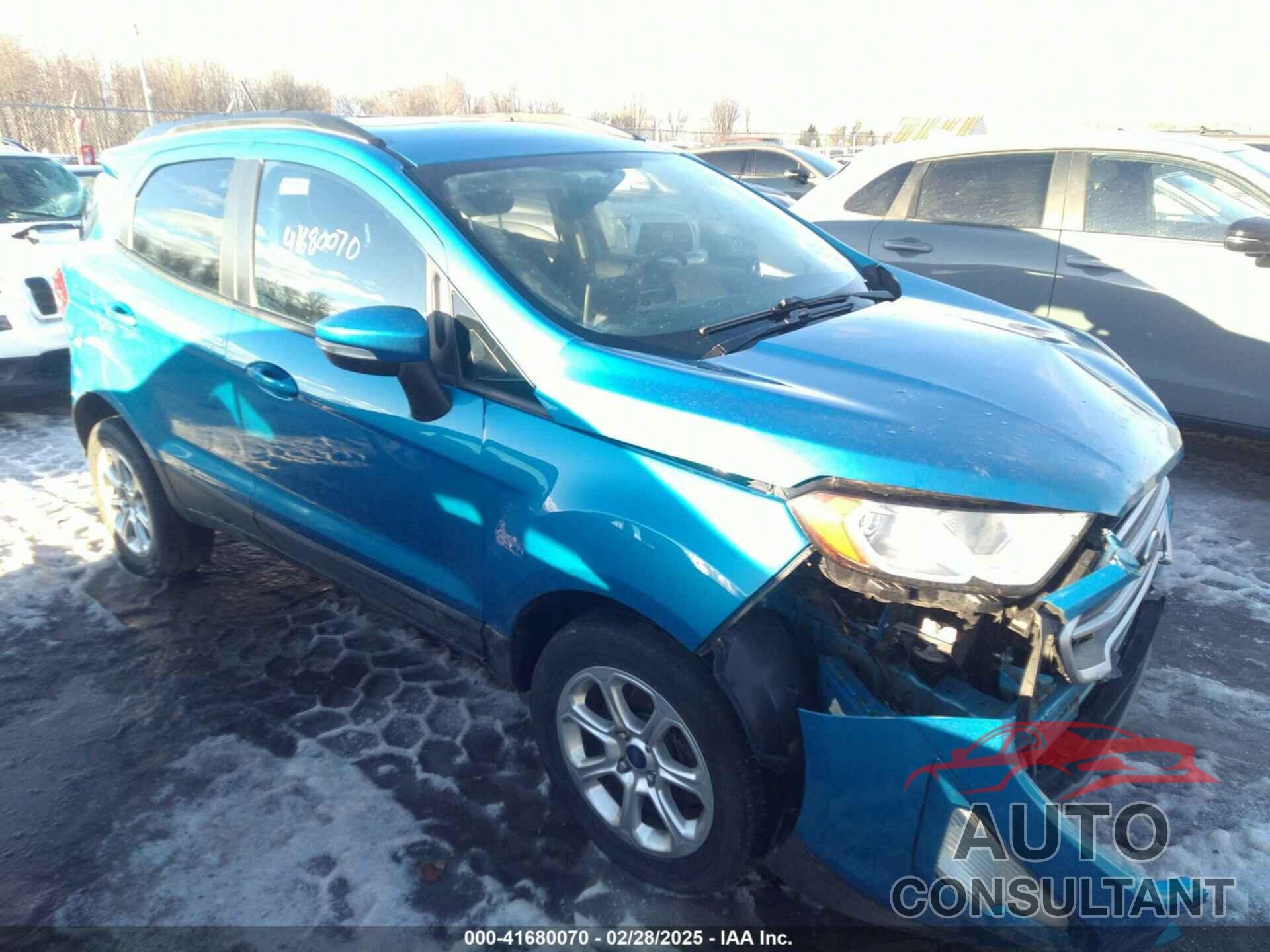 FORD ECOSPORT 2019 - MAJ6S3GL0KC270598