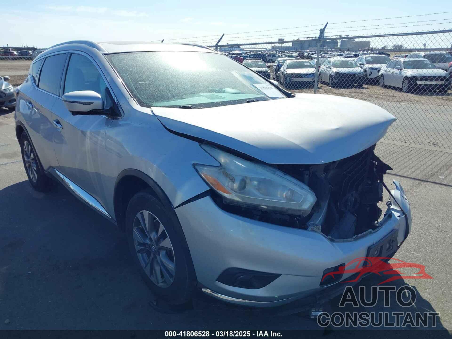 NISSAN MURANO 2016 - 5N1AZ2MH1GN103989