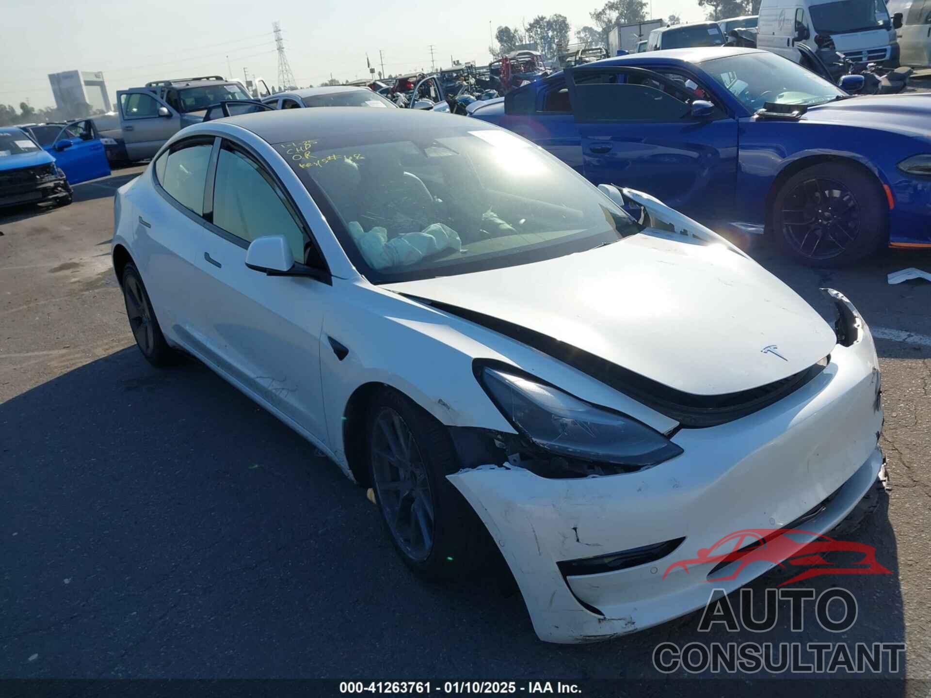TESLA MODEL 3 2022 - 5YJ3E1EA4NF319237
