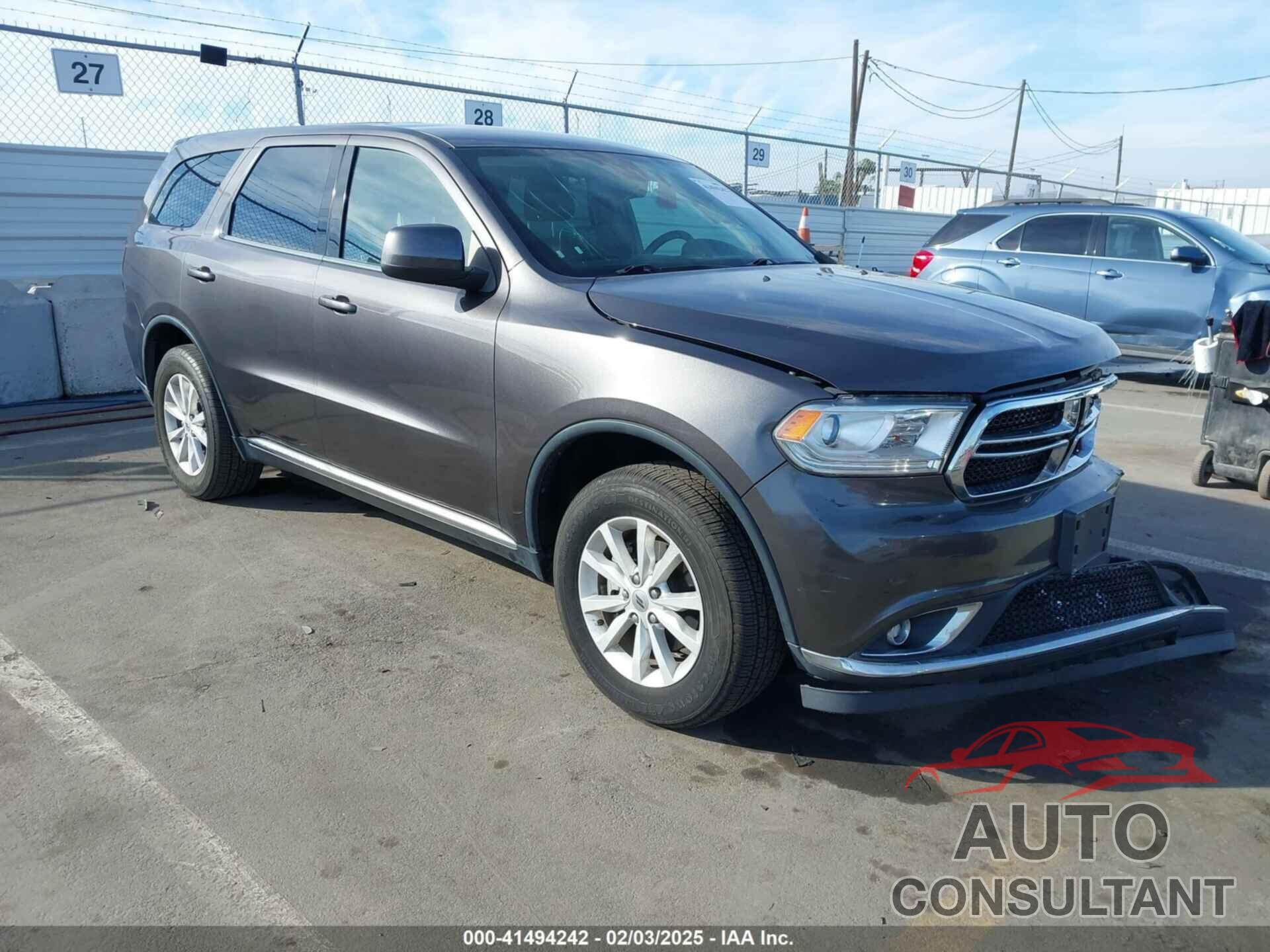 DODGE DURANGO 2019 - 1C4RDJAG3KC659382