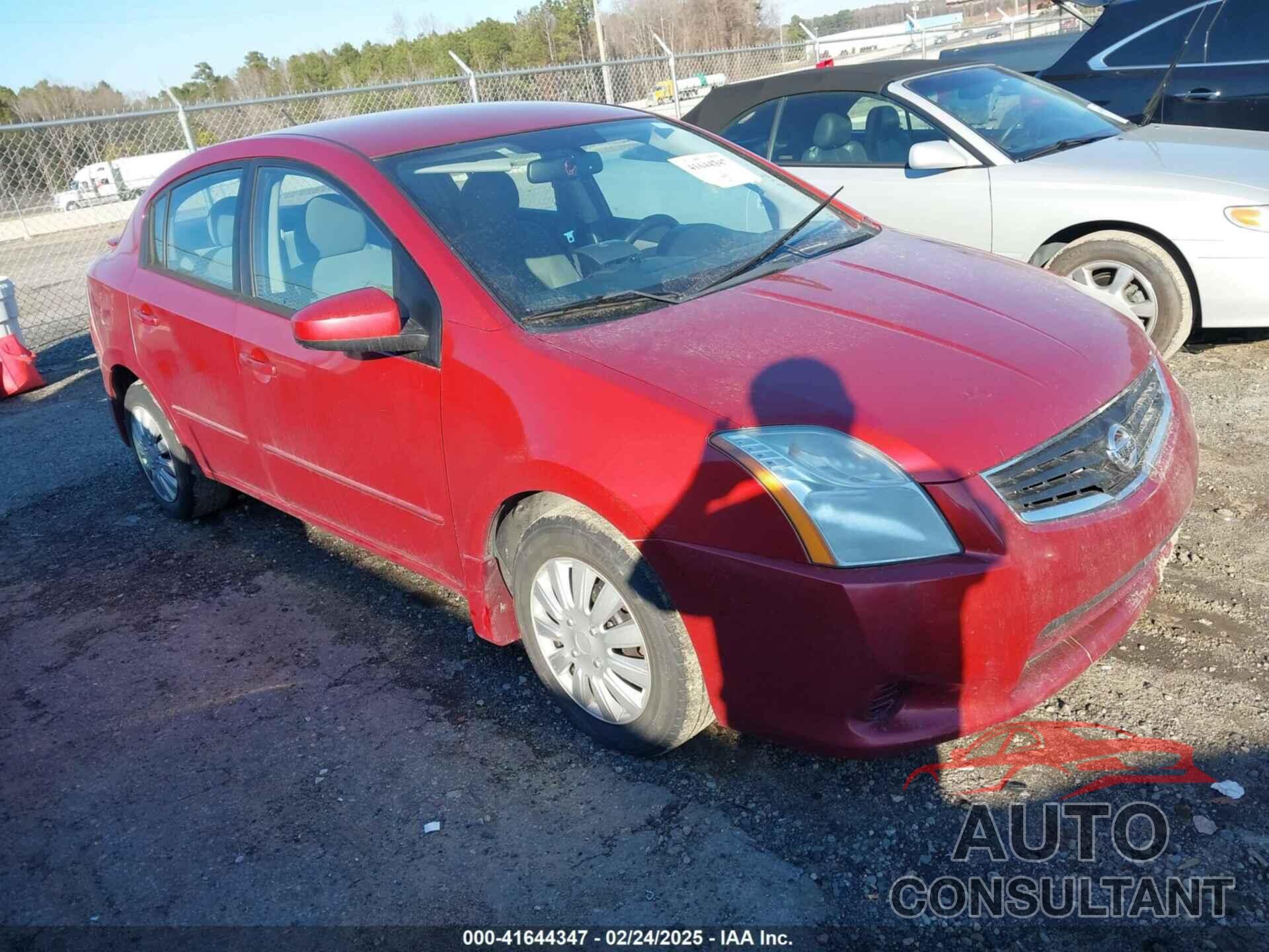 NISSAN SENTRA 2012 - 3N1AB6AP7CL778058