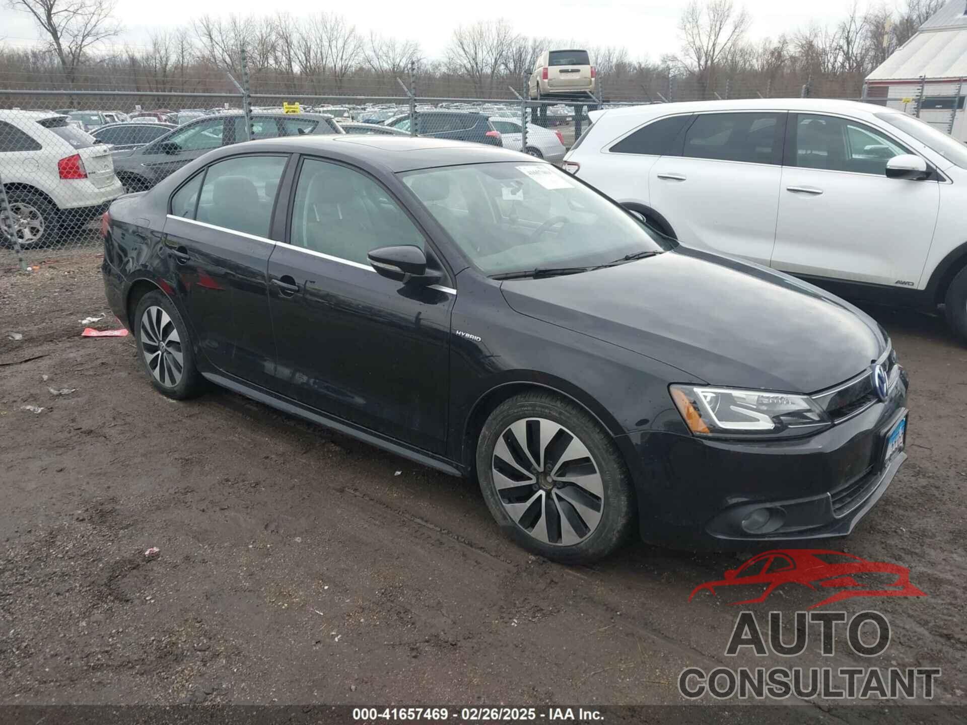 VOLKSWAGEN JETTA HYBRID 2013 - 3VW637AJ3DM220556