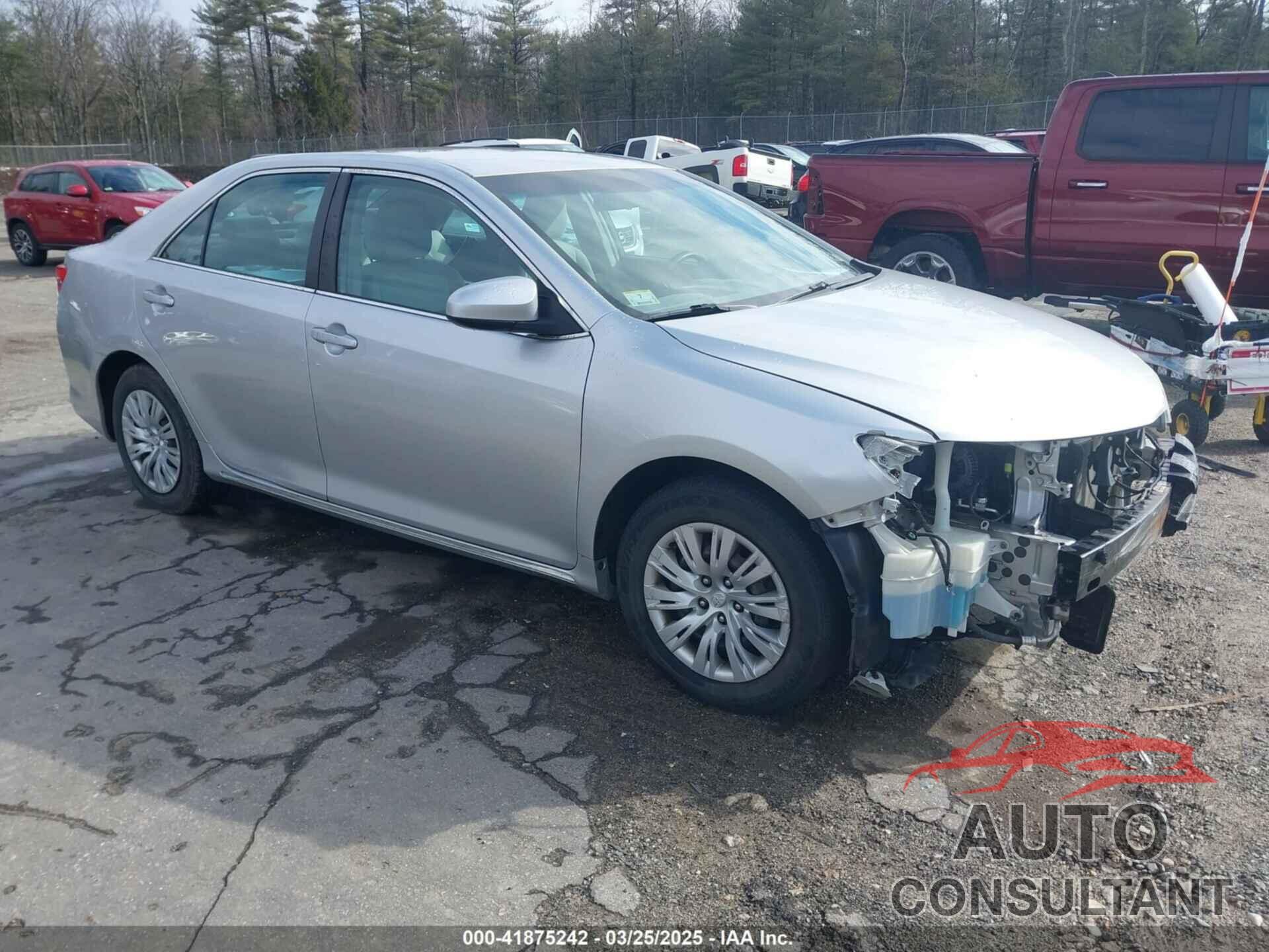 TOYOTA CAMRY 2012 - 4T4BF1FK4CR162086