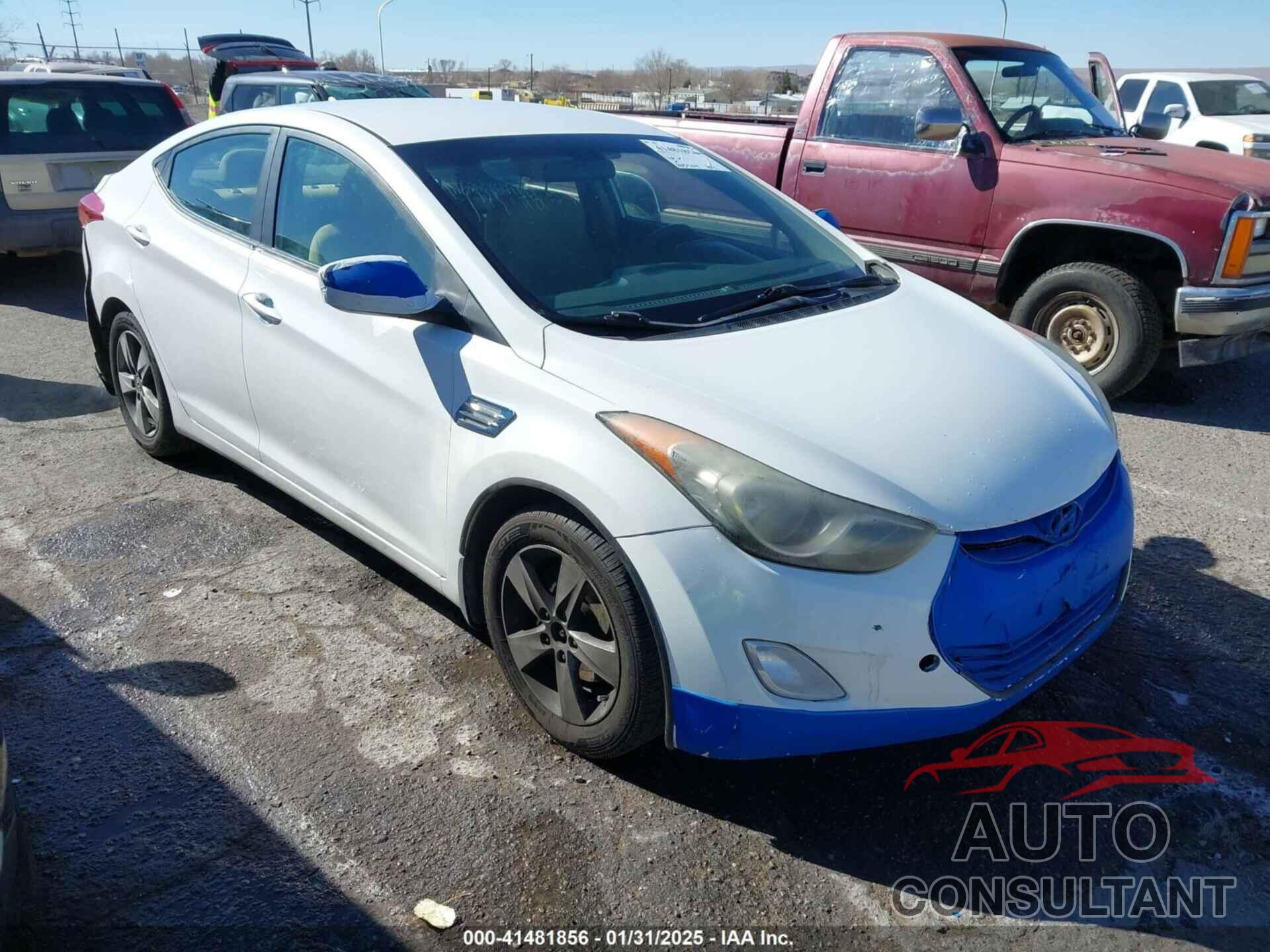 HYUNDAI ELANTRA 2012 - 5NPDH4AE1CH139198