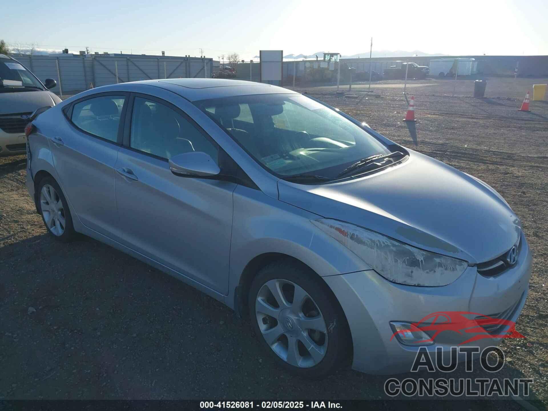 HYUNDAI ELANTRA 2013 - KMHDH4AE9DU875499