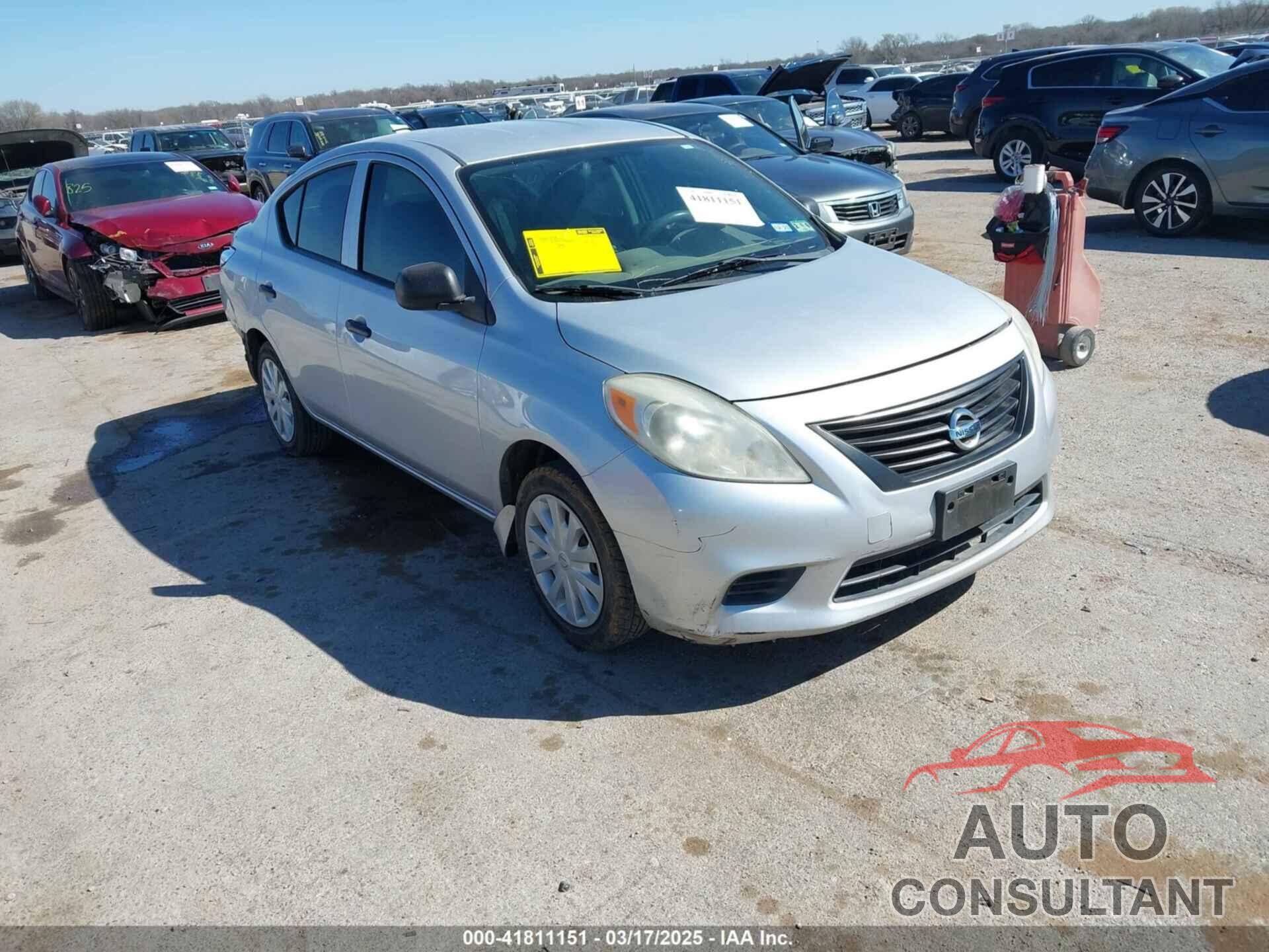 NISSAN VERSA 2012 - 3N1CN7AP7CL833338