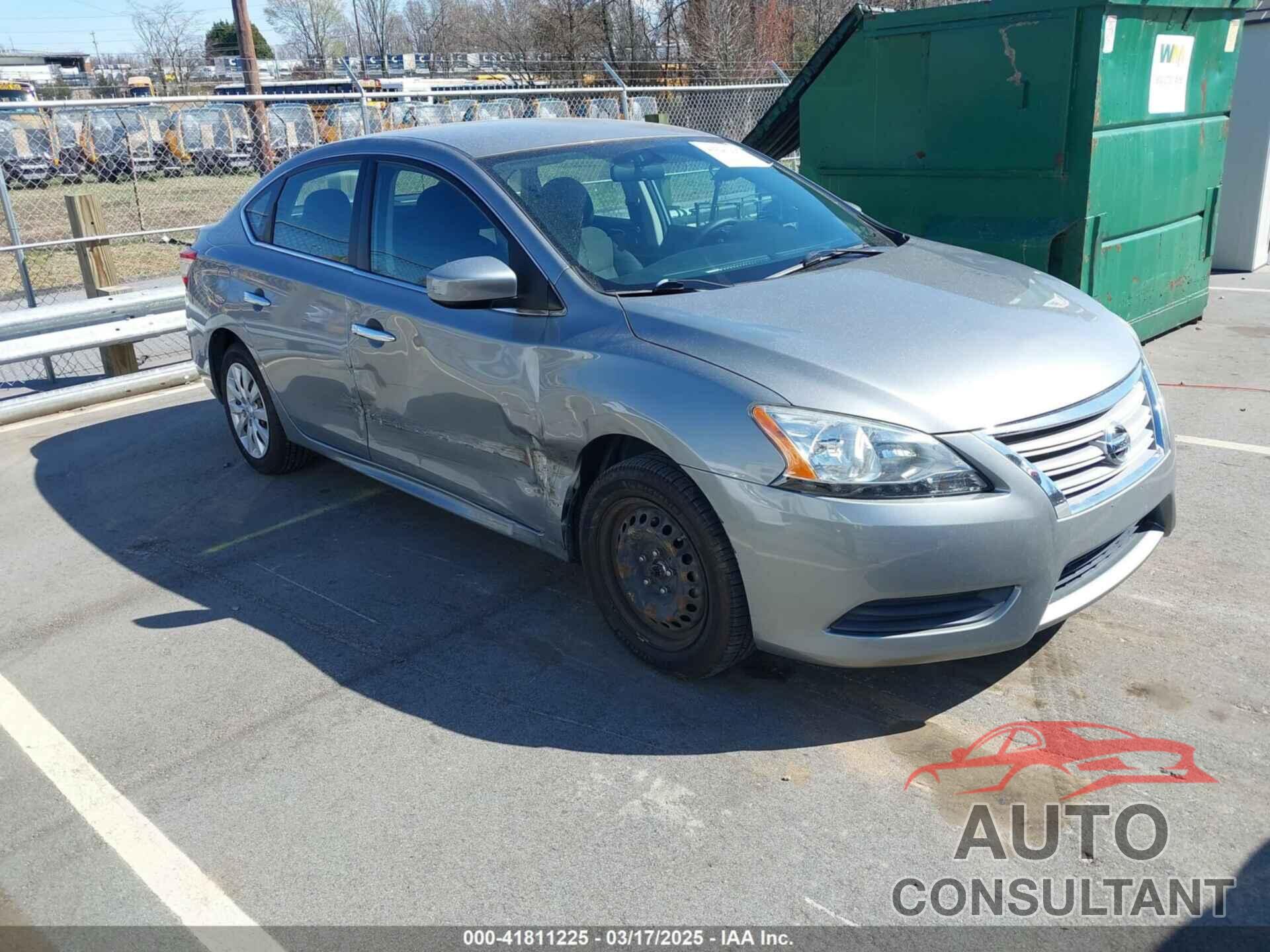 NISSAN SENTRA 2014 - 3N1AB7APXEL631595