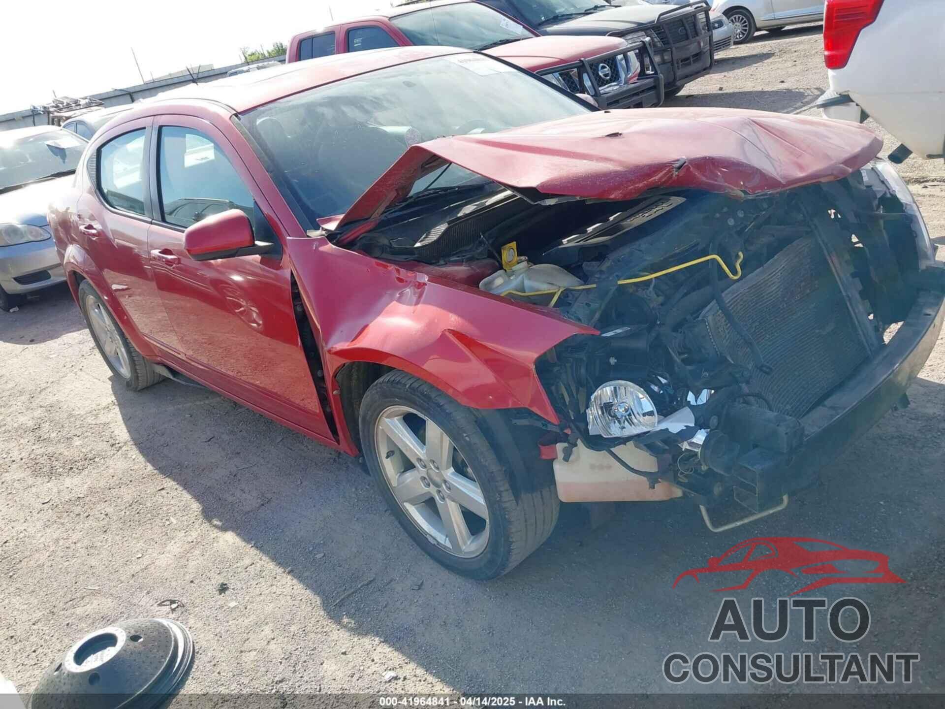 DODGE AVENGER 2013 - 1C3CDZCB1DN682290